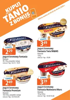 Pogląd oferty "E.Leclerc gazetka - Radom kupony dodatkowe" - ważna od 30.03.2026 | Strona: 9 | Produkty: Maltesers, Jogurt, Czekolada, Jogurt kremowy