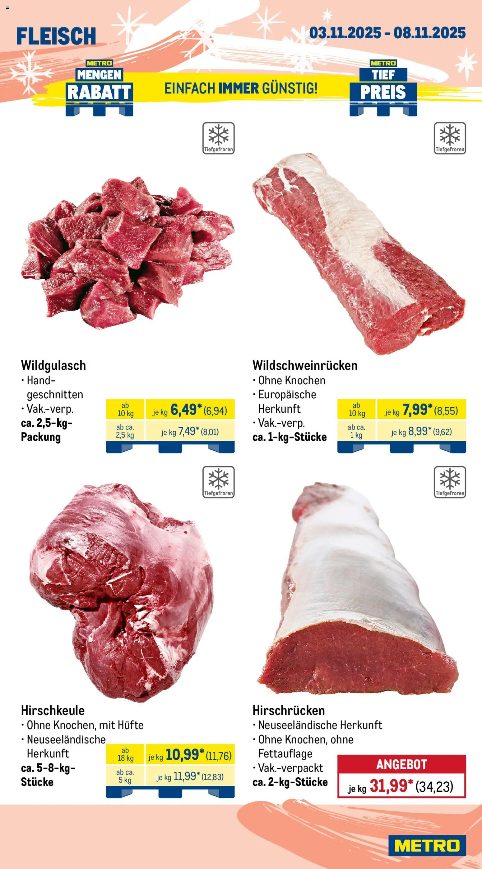 Metro - Black Friday – gültig ab 03.11.2025 | Seite: 4 | Produkte: Fleisch
