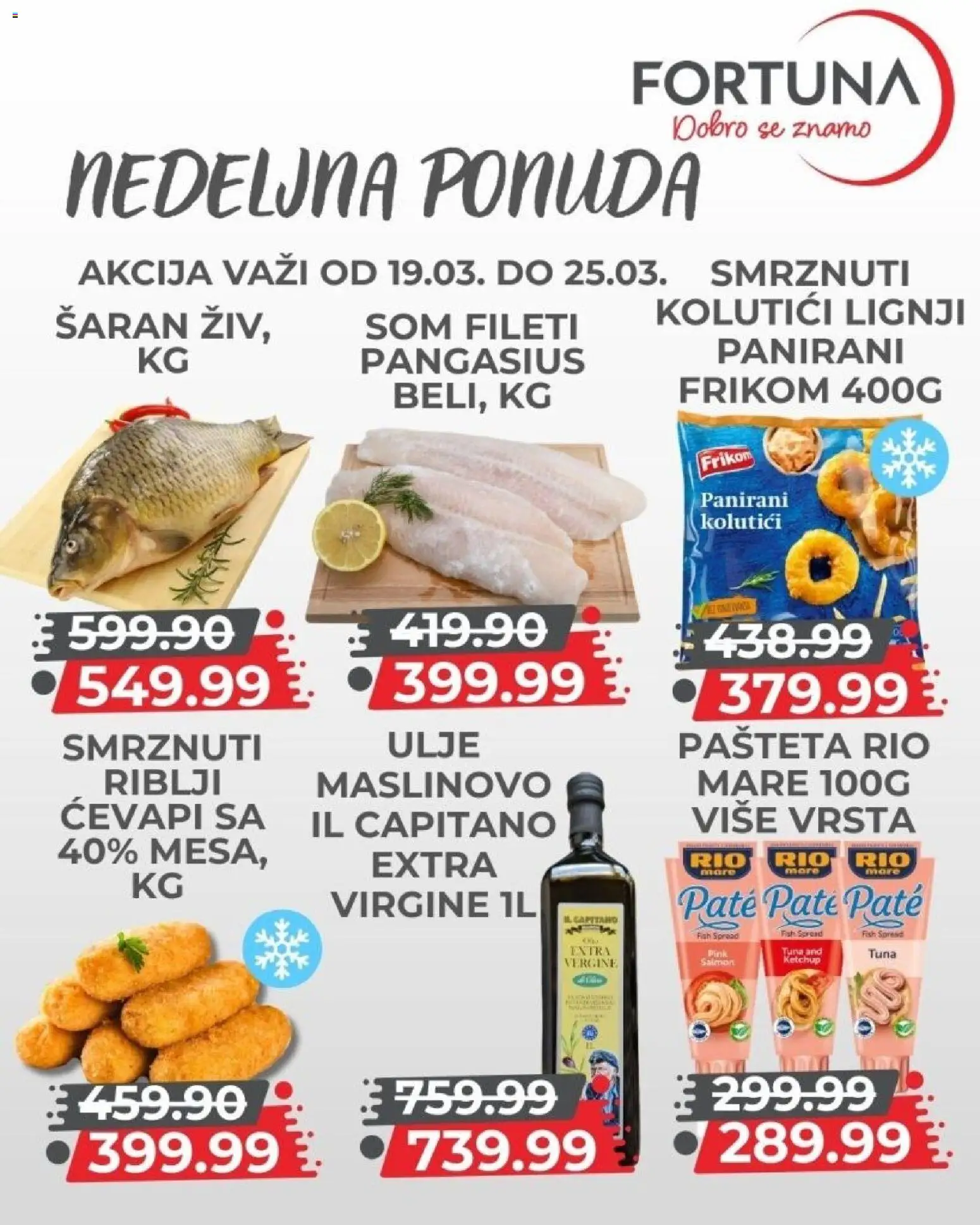 Fortuna Market katalog - važi od 19.03.2026 | Strana: 3 | Proizvode: Ulje, Pašteta