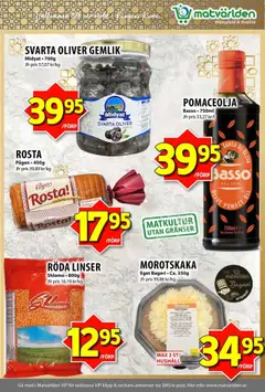 Matvärlden - erbjudanden - Förhandsvisning av reklamblad från butik Matvärlden aktuell från 13.10.2025 | Sida: 3 | Produkter: Linser, Bageri, Oliver, Röda linser