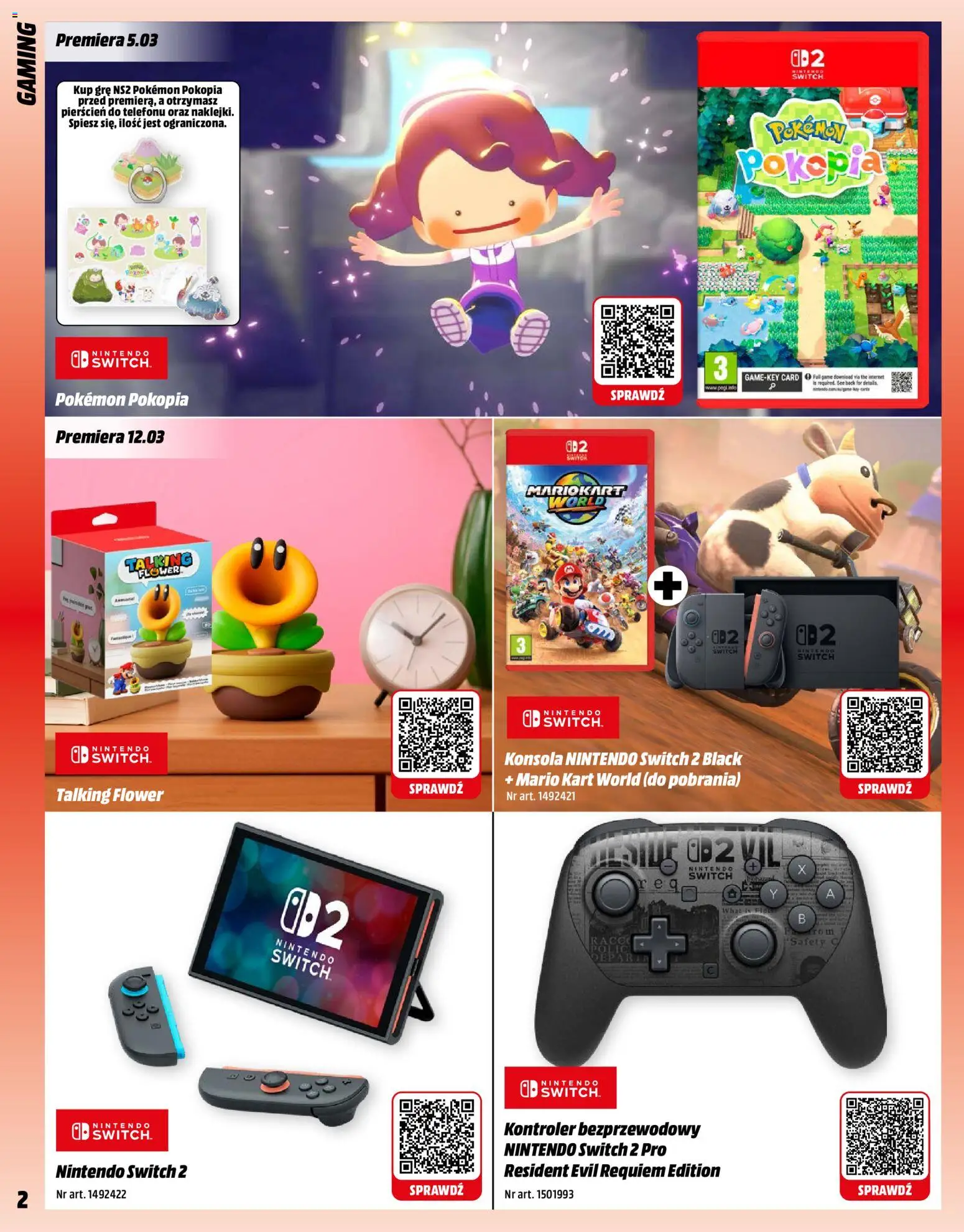 Media Markt promocje od 01.03.2026 | Strona: 2 | Produkty: Kontroler, Konsola