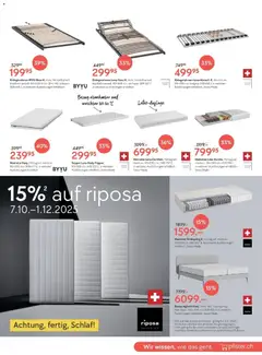 Pfister Aktionen ab 04.11.2025 gültig | Seite: 11 | Produkte: Matratze, Topper, Boxspringbett
