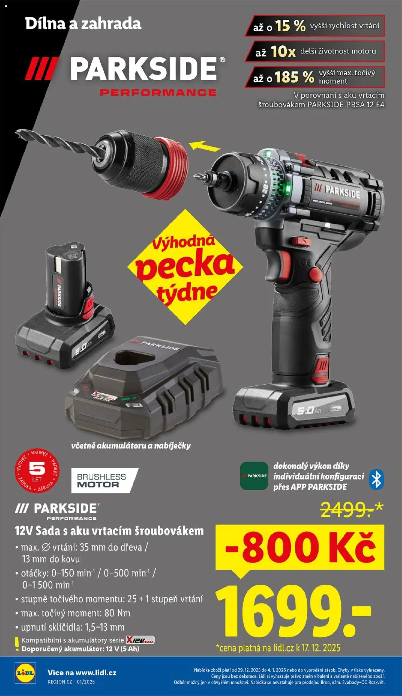 Lidl leták od 29.12.2025 | Strana: 6 | Produkty: Parkside, Zahrada