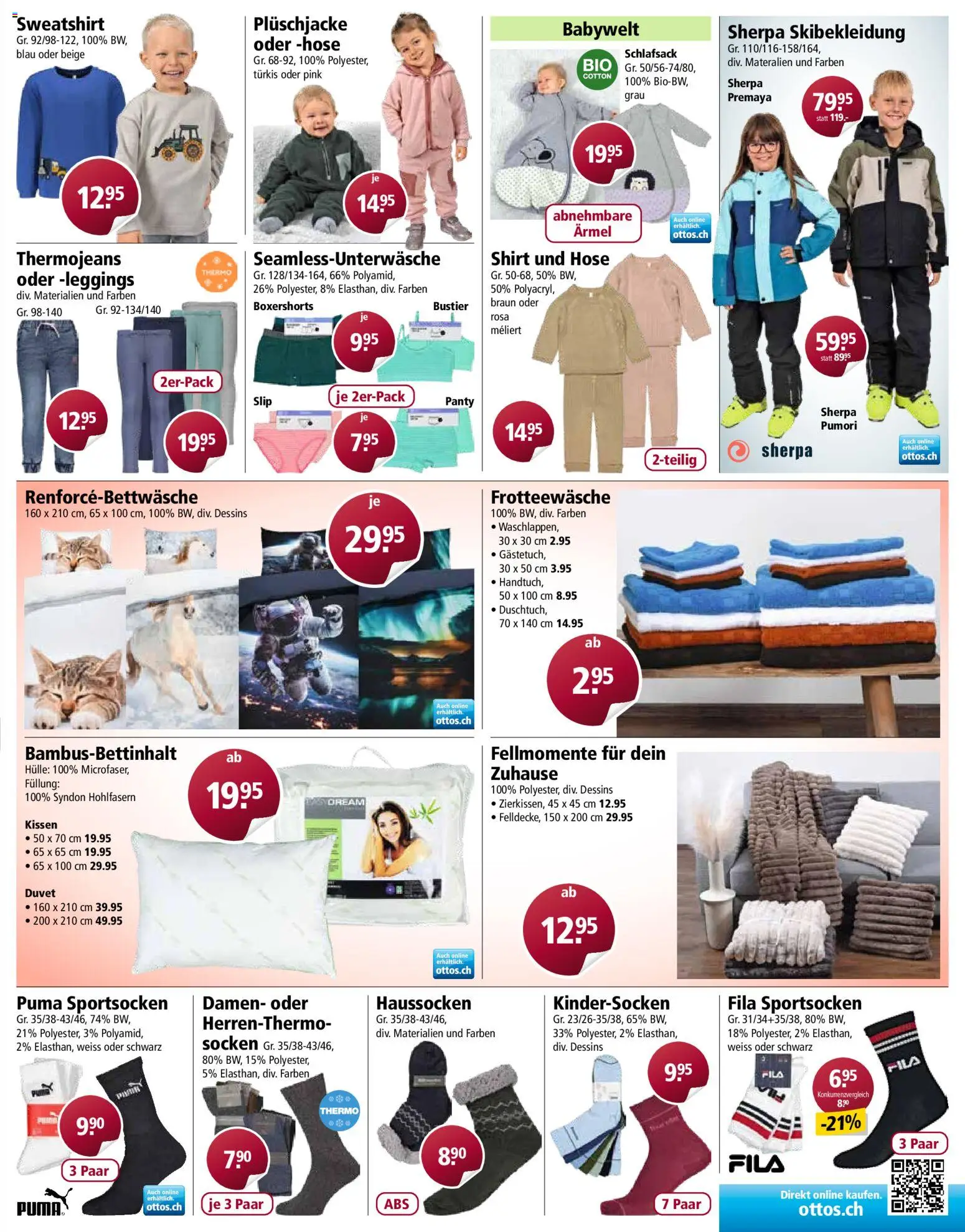 Otto's Aktionen – gültig ab 05.11.2025 | Seite: 9 | Produkte: Kissen, Hose, Slip, Sweatshirt