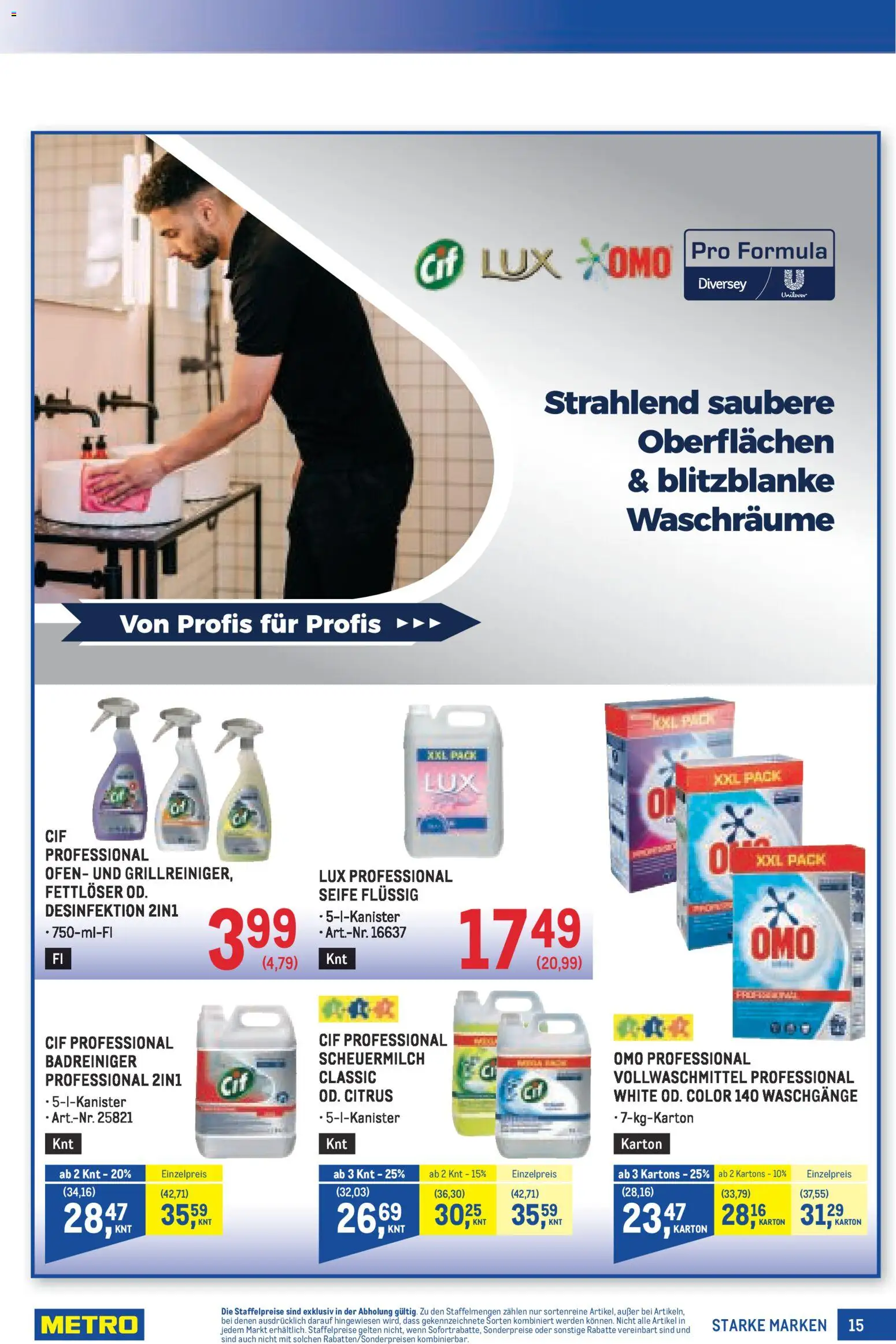 Metro Starke Marken gültig ab 08.01.2025 | Seite: 15 | Produkte: Ofen, Seife