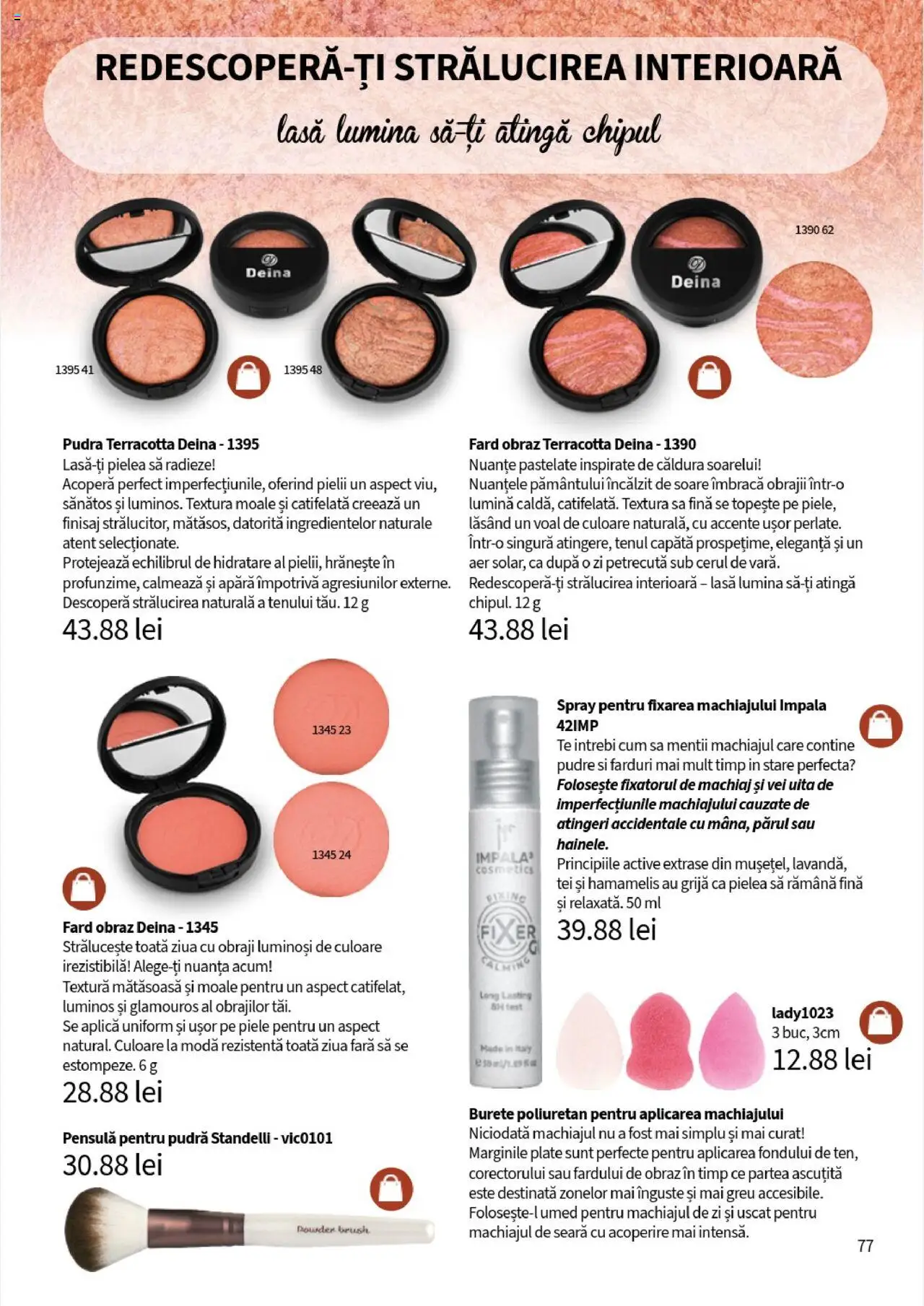Noul catalog Lady’s – valabil de la 25.09.2025 | Pagină: 79 | Produse: Tavuk suyu, Machiaj, Pudră, Burete