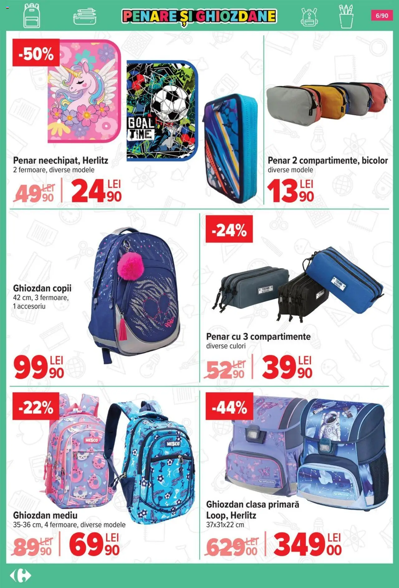 Carrefour catalog - Începe școala – valabil de la 13.08.2025 | Pagină: 7 | Produse: Ghiozdan