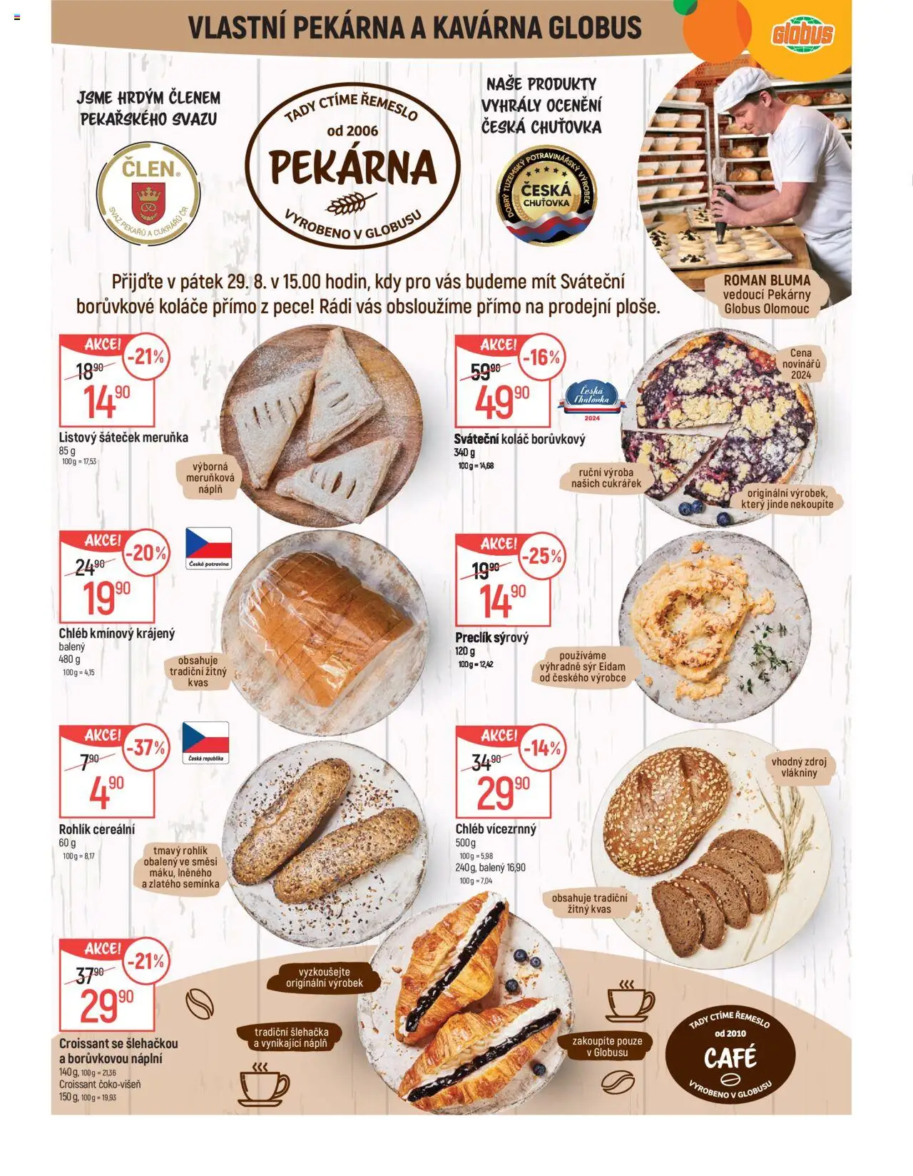 Globus leták - Olomouc od 27.08.2025 | Strana: 6 | Produkty: Šlehačka, Eidam, Pekárna, Semínka