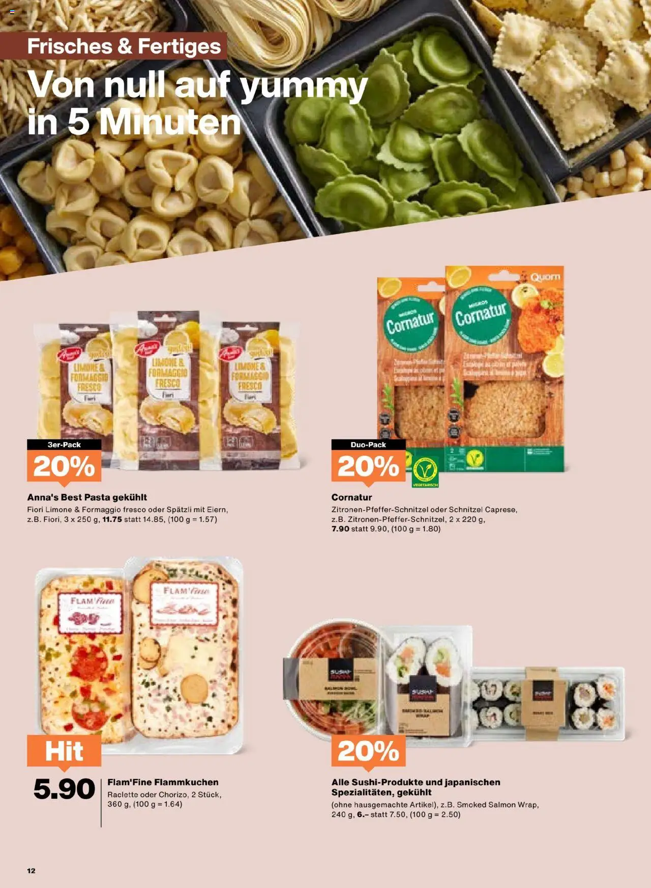 Migros Aktionen – gültig ab 16.09.2025 | Seite: 12 | Produkte: Pasta, Raclette
