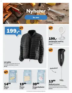 Forhåndsvisning av Biltema kundeavis gyldig fra 02.03.2026 | Side: 6 | Produkter: Jakke, Plaster, Melkeskummer