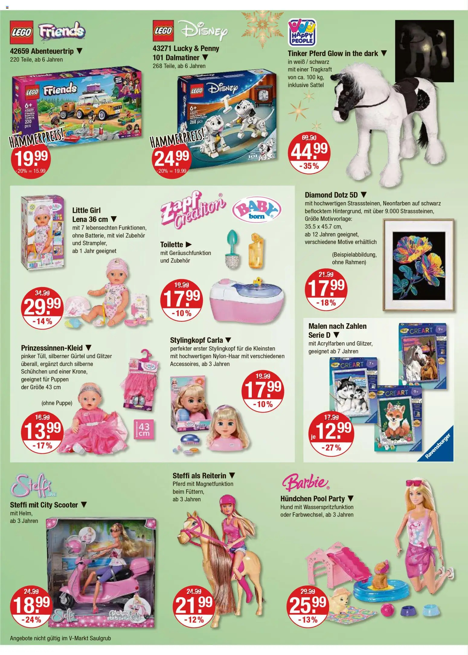 V-Markt - Hallertau / Oberpfalz – gültig ab 11.12.2025 | Seite: 20 | Produkte: Toilette, Scooter, Gürtel