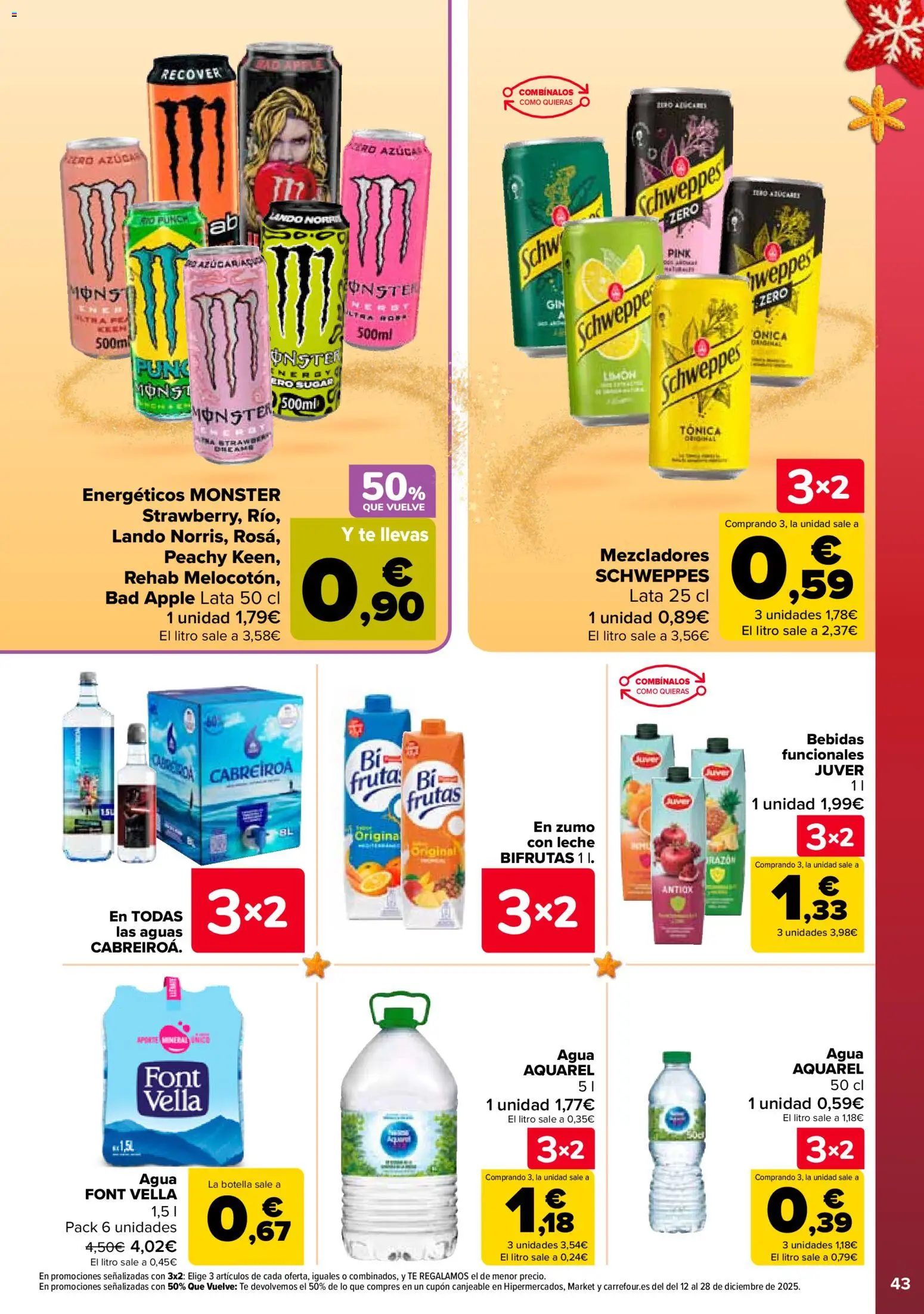 Carrefour folleto │ válido desde el 25.11.2025 | Página: 45 | Productos: Leche, Ροζ πιπέρι, Té, Apple