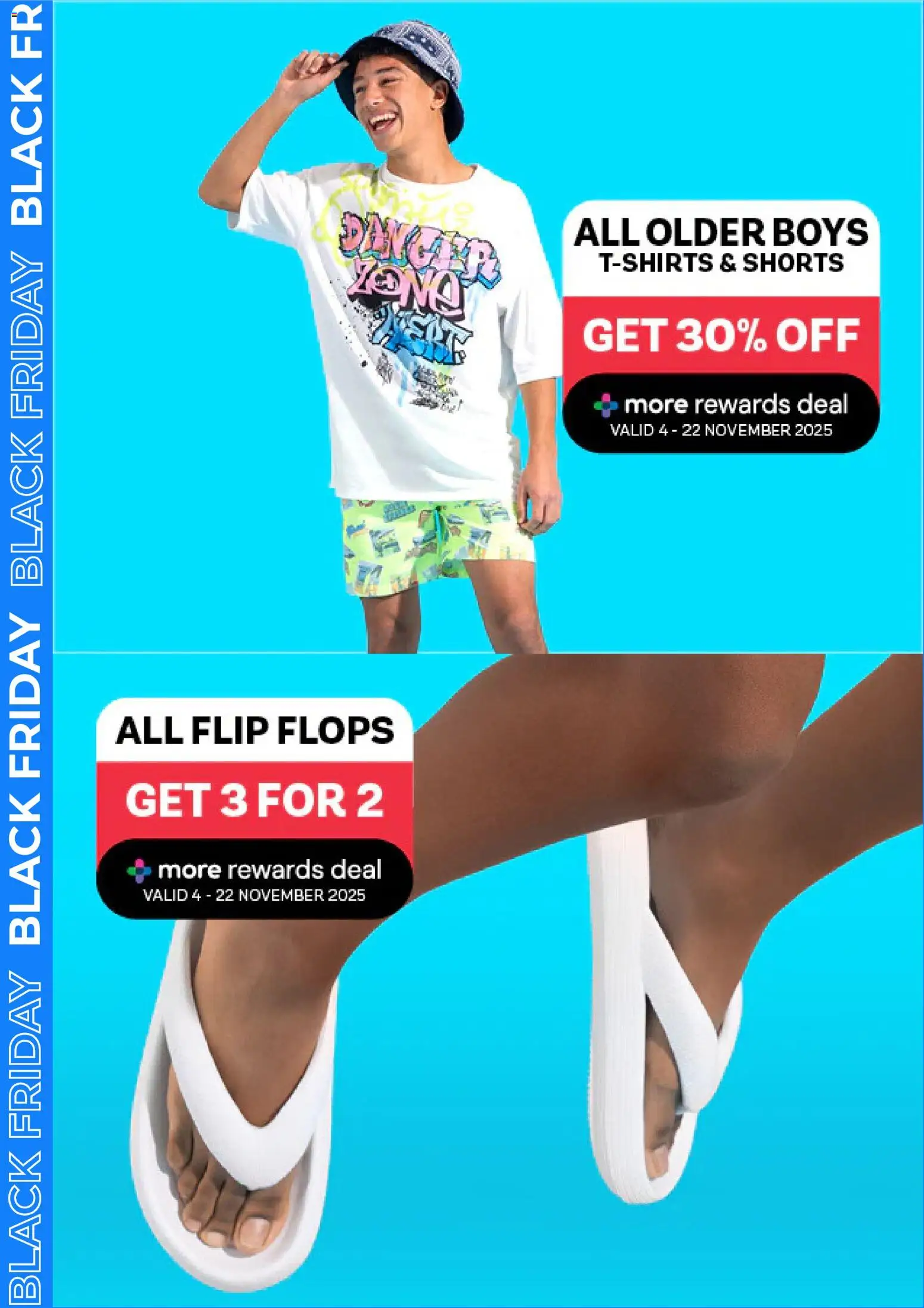New PEP Stores catalogue – valid from 10.11.2025 | Page: 3 | Products: Shorts, Flops, Flip flops