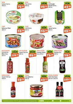03.12.2025 tarihinden itibaren geçerli olan Biçen Market kataloğu önizlemesi | Sayfa: 9 | Ürünler: Raf, Nar ekşisi, Biber, Nar