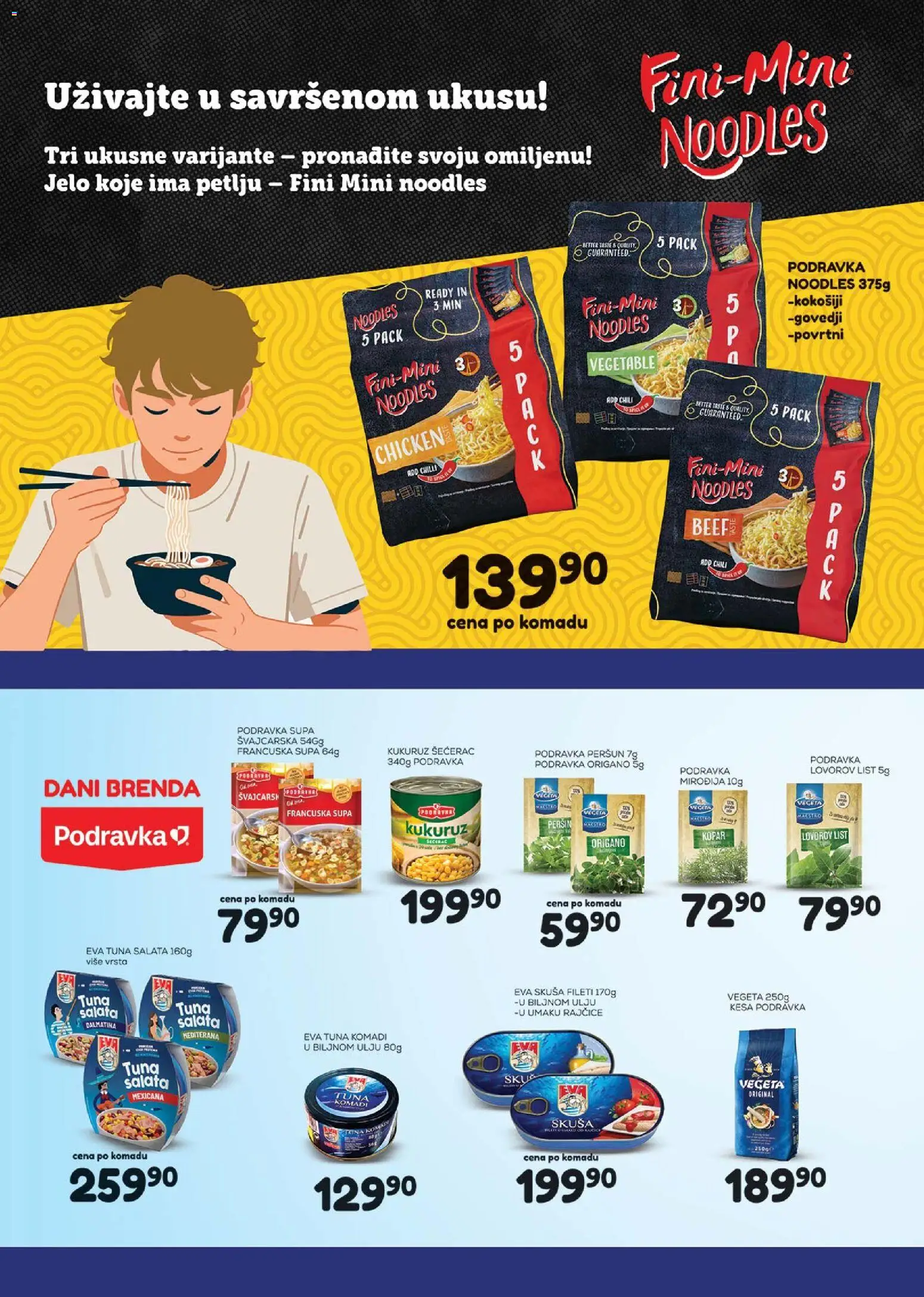 Medius katalog - važi od 24.03.2026 | Strana: 14 | Proizvode: Skuša, Kukuruz šećerac, Podravka, Kukuruz