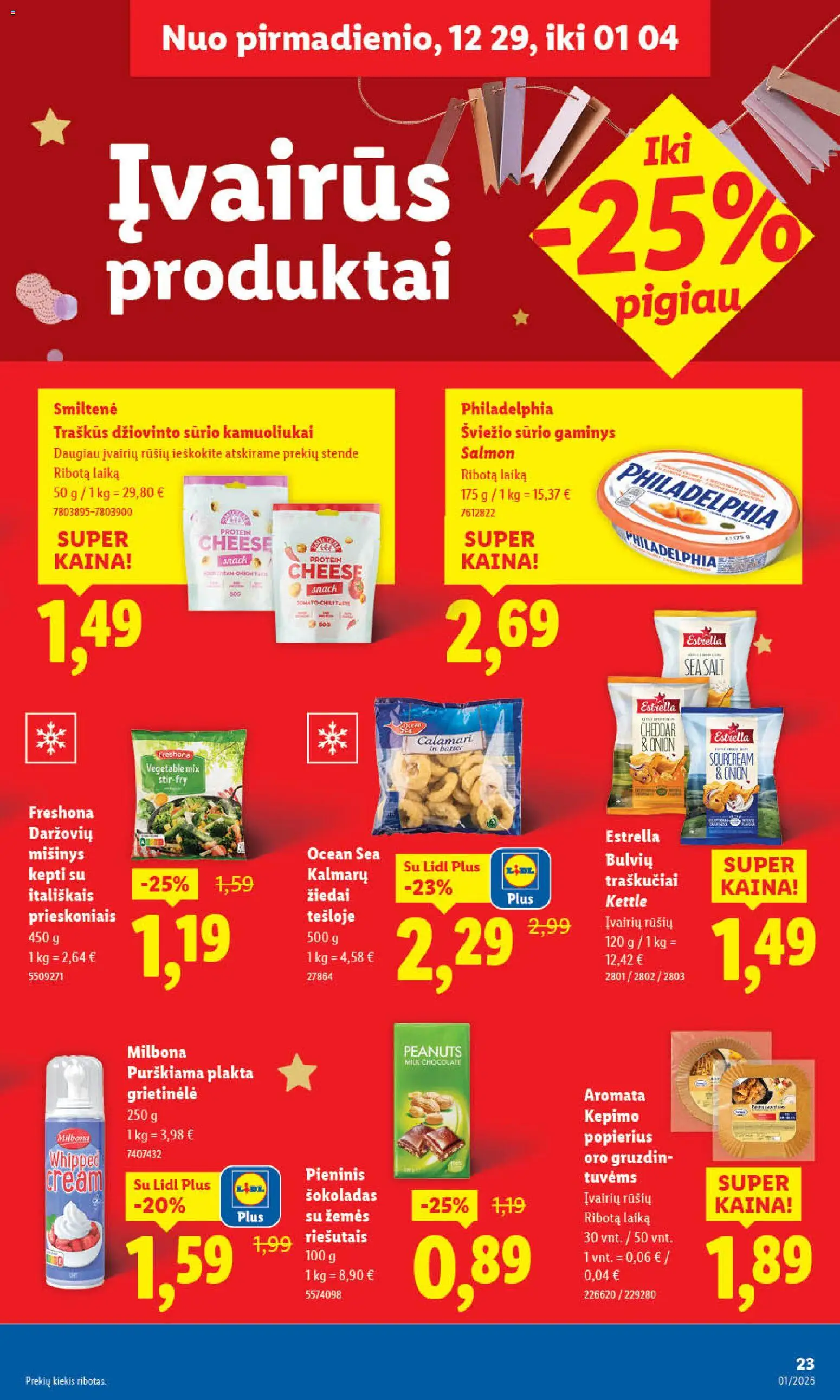LIDL akcijos nuo 29.12.2025 | Puslapis: 23