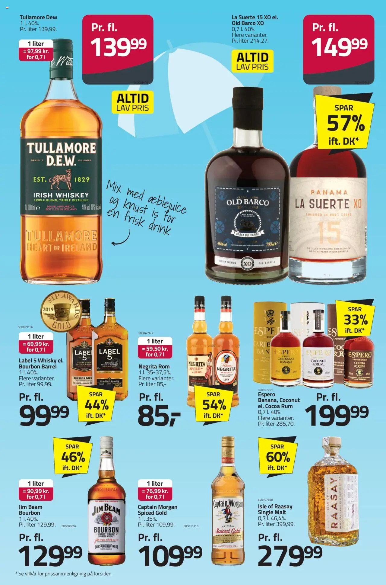 Fleggaard Tilbudsavis gyldig fra 06.08.2025 | Side: 27 | Produkter: Bourbon, Whisky, Is, Rom
