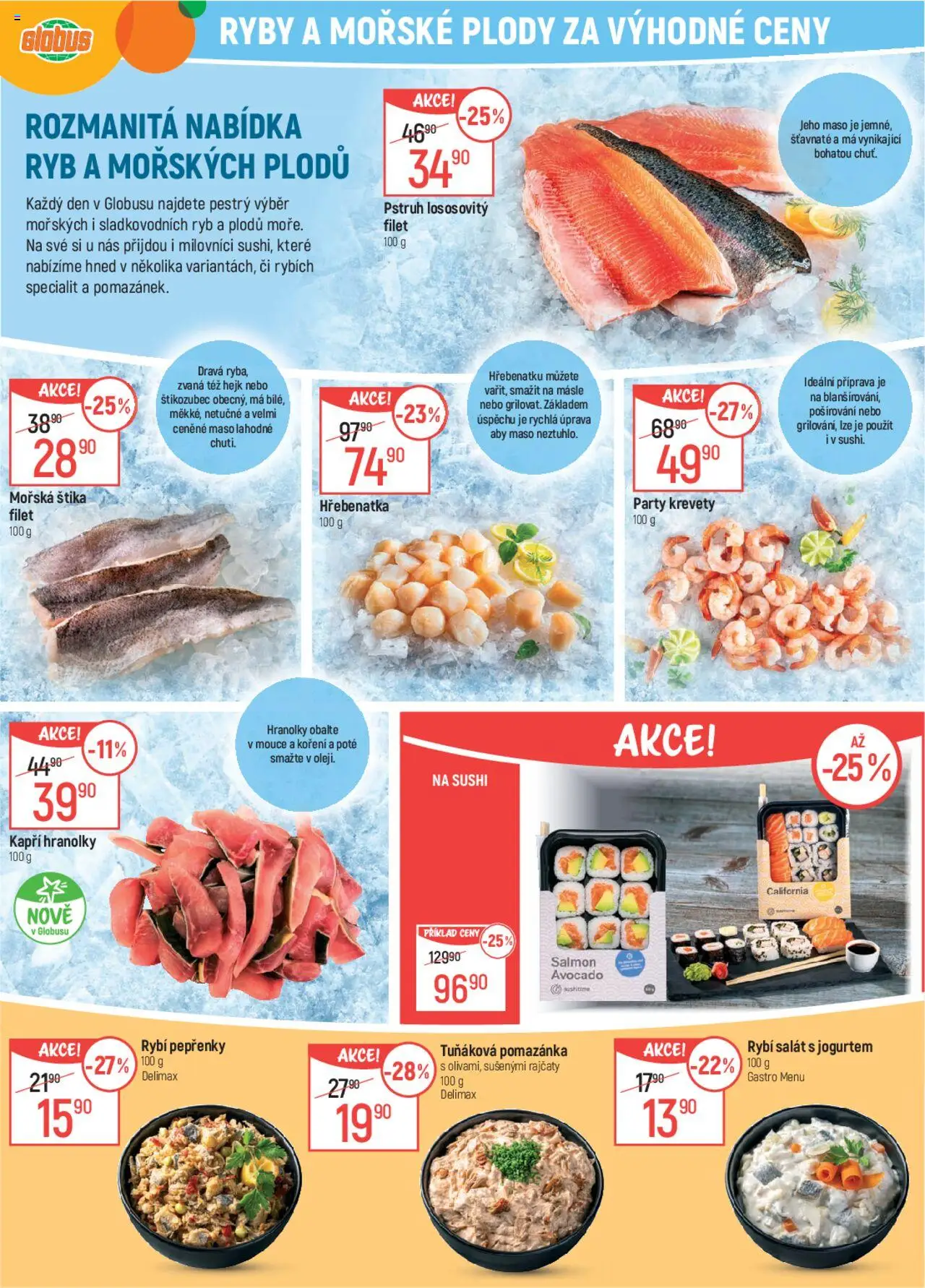 Globus leták od 10.09.2025 | Strana: 9 | Produkty: Hranolky, Ryby, Koření, Filet