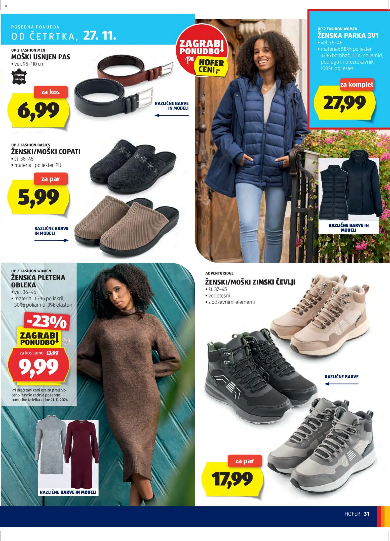 Hofer SI katalog | vrijedi od 20.11.2025 | Stranica: 31