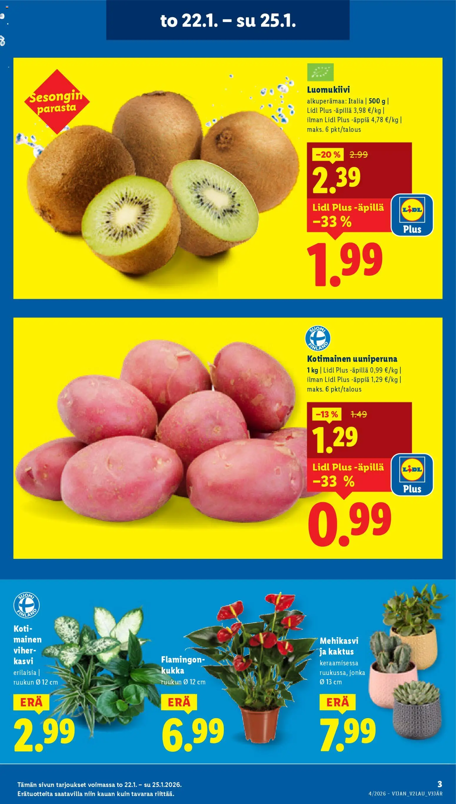 Lidl tarjoukset - Helsinki – voimassa 22.01.2026 alkaen | Sivu: 3