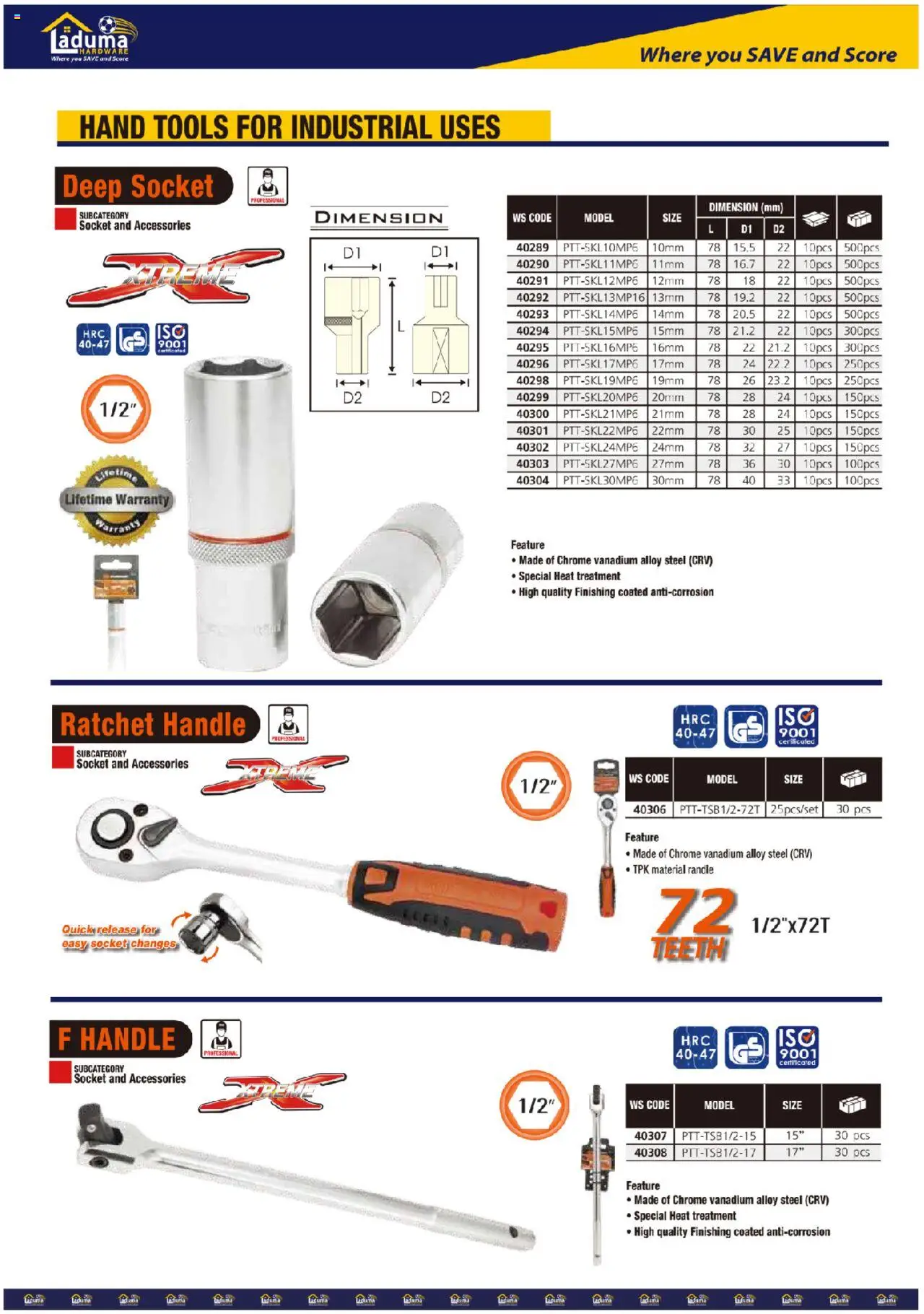 New Laduma Hardware catalogue – valid from 01.06.2024 | Page: 25 | Products: Socket