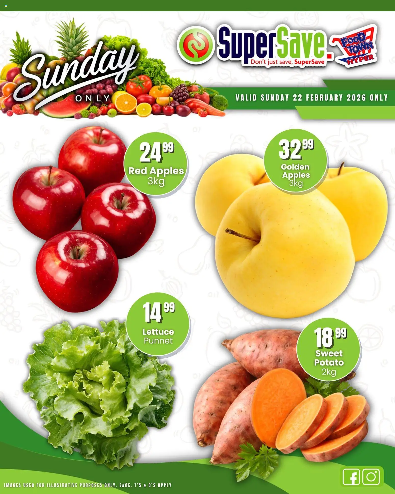 New Super Save catalogue – valid from 22.02.2026 | Page: 16 | Products: Apples, Lettuce