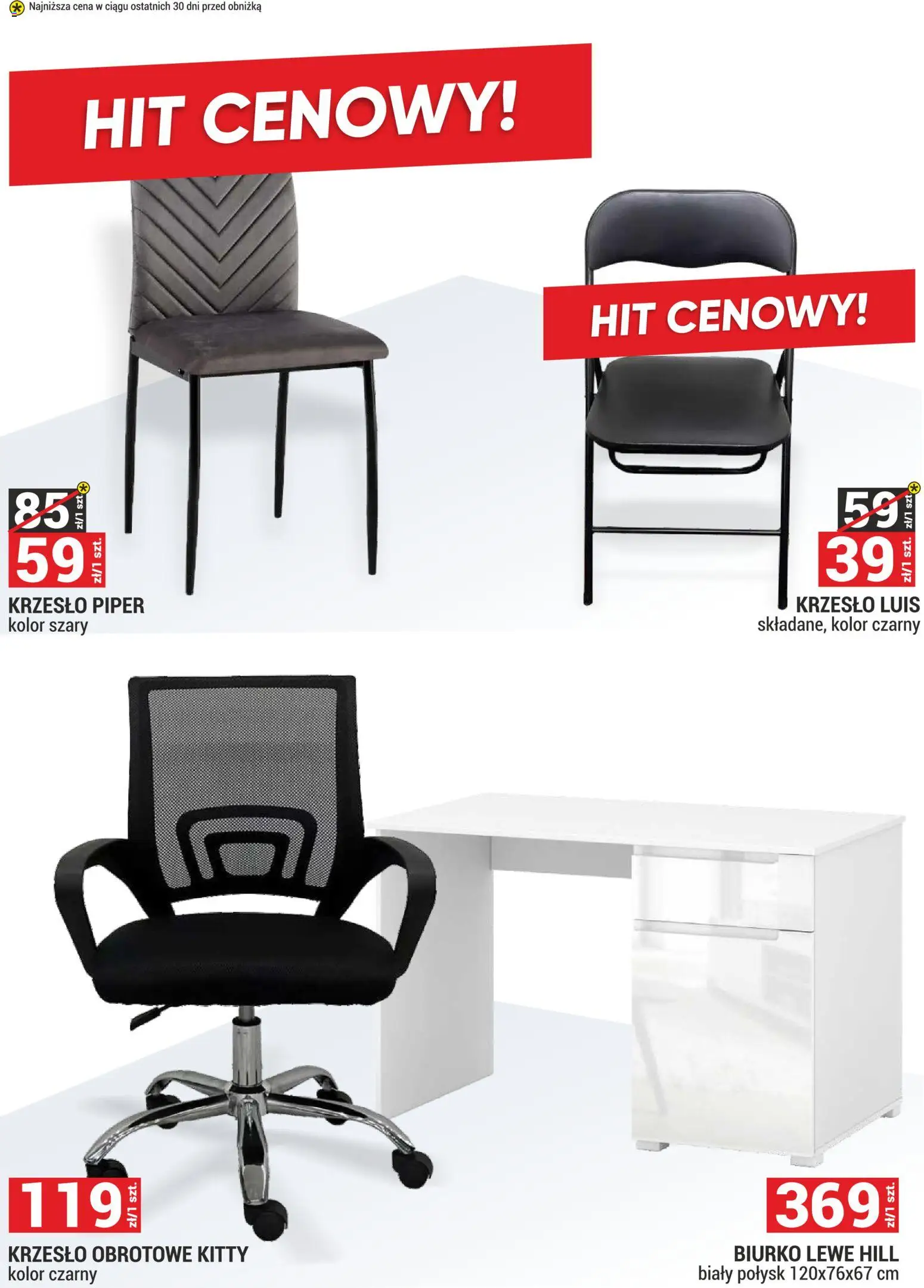 Merkury Market Gazetka - Meble, Wypoczynki, Materace od 01.11.2025 | Strona: 31 | Produkty: Krzesło, Biurko