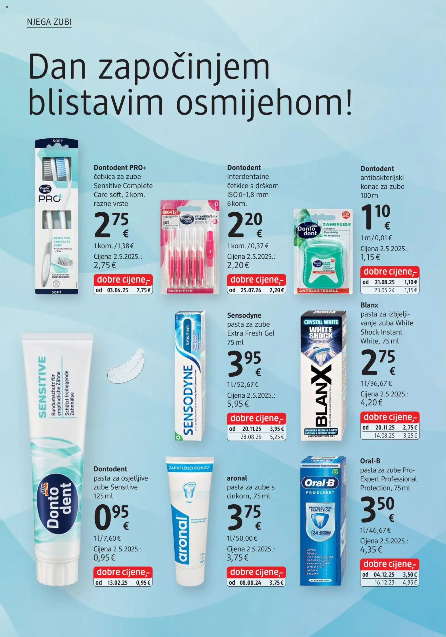 DM katalog | vrijedi od 01.03.2026 | Stranica: 24 | Proizvodi: Pasta za zube, Četkica za zube, Pasta, Sensodyne