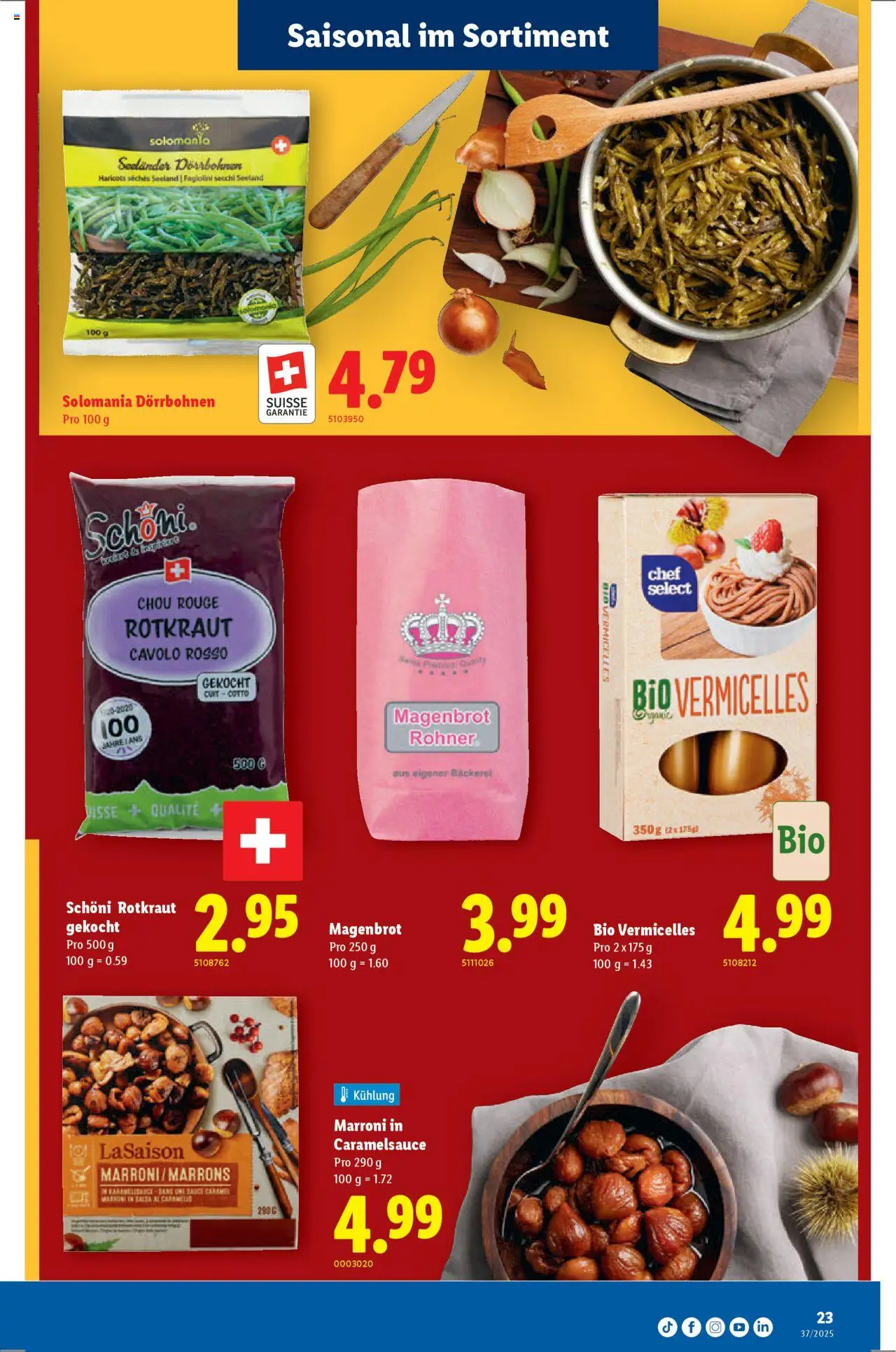 Lidl Aktionen – gültig ab 11.09.2025 | Seite: 23 | Produkte: Rouge