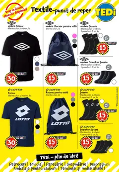Ofertele TEDi valabile de la 27.11.2025 | Pagină: 4 | Produse: Tricou, Șosete, Rucsac