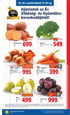 Édesburgonya, /kg - amely érvényes a következő dátumtól: 30.10.2025 | Oldal: 4