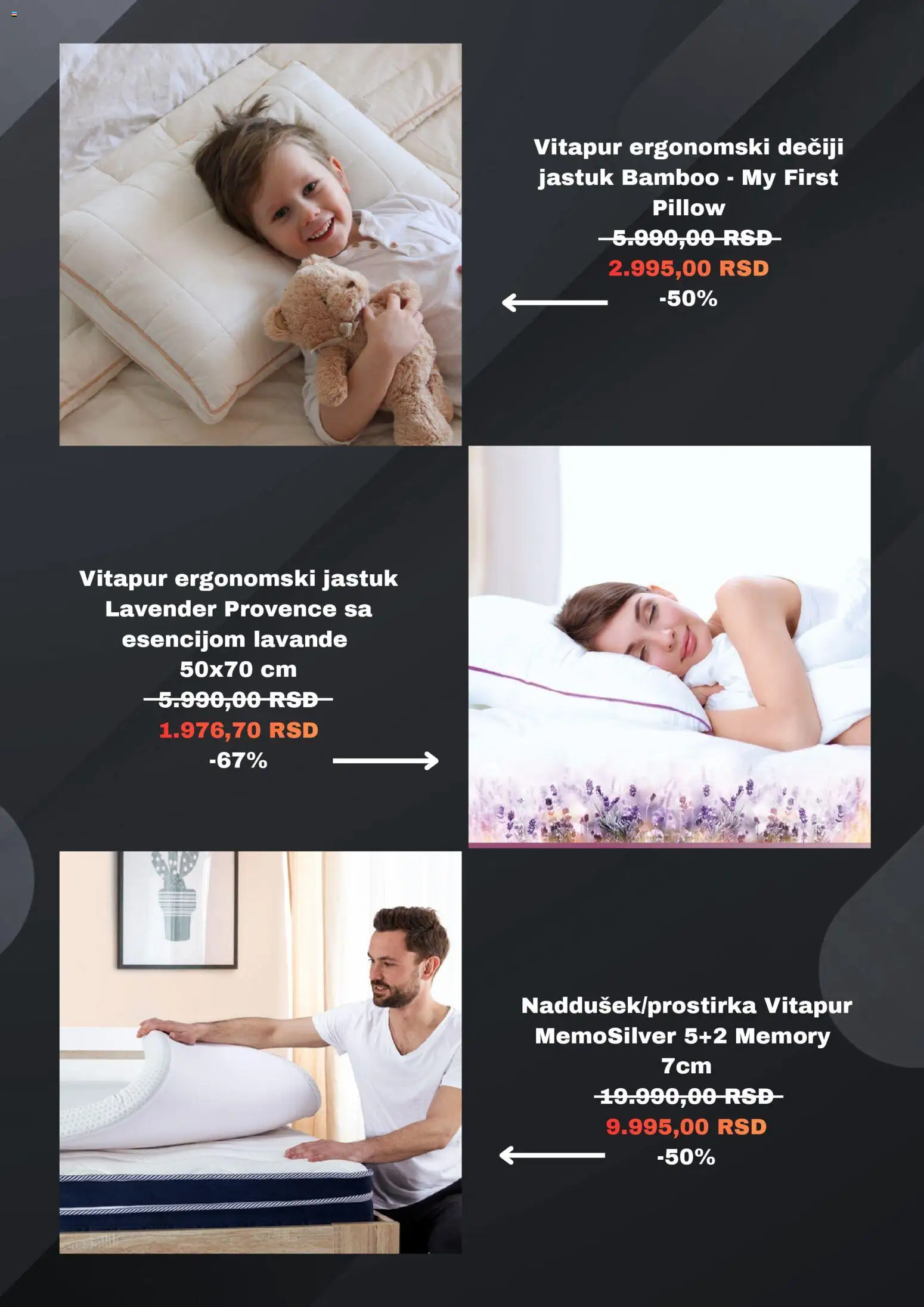 Vitapur katalog - važi od 31.10.2025 | Strana: 3 | Proizvode: Jastuk