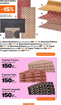 Kwantum - Folder - Voorbeeld van een folder van Kwantum, geldig van 02.02.2026 | Pagina: 18 | Producten: Deurmat