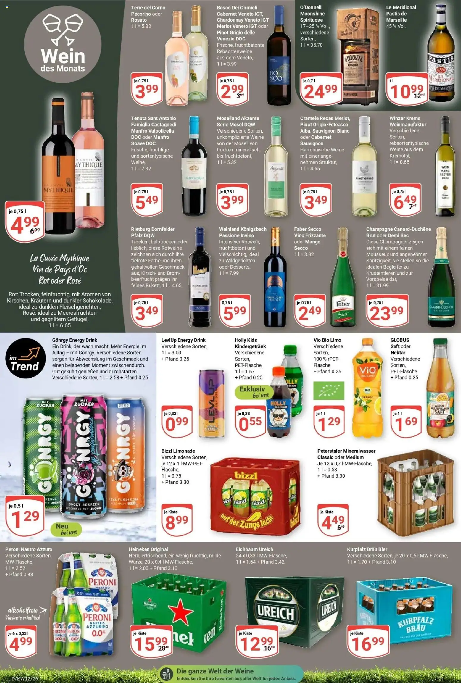 Globus prospekt Ludwigshafen-Oggersheim	 – gültig ab 15.03.2026 | Seite: 14 | Produkte: Energy, Bier, Mineralwasser, Heineken