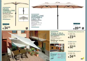 Anteprima del volantino Brico OK volantino Ombrelloni, Gazebo, Tende da Sole valido a partire dal 05.03.2026 | Pagina: 3 | Prodotti: Tenda, Ombrellone
