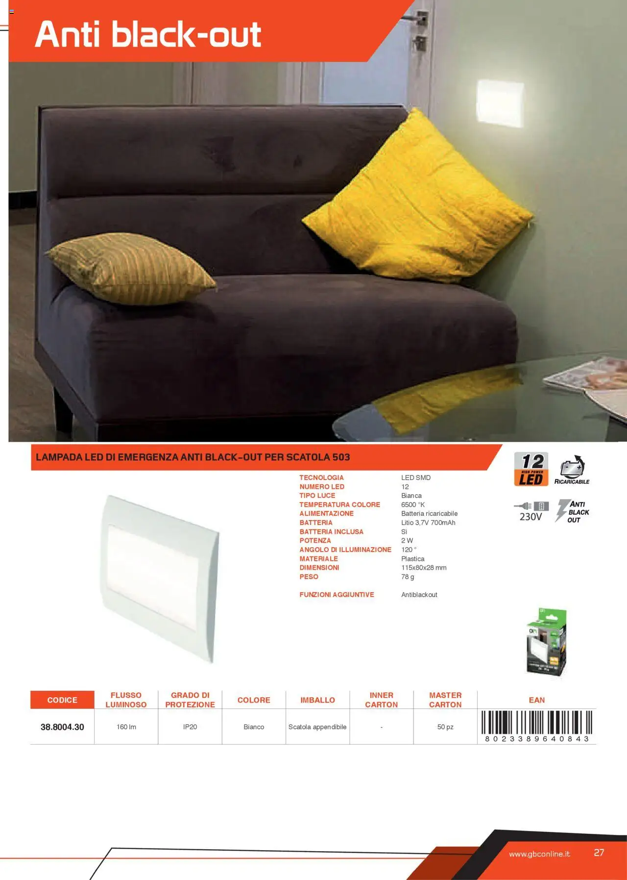 Volantino GBC del 31.05.2025 | Pagina: 27 | Prodotti: Scatola, Batteria, Lampada