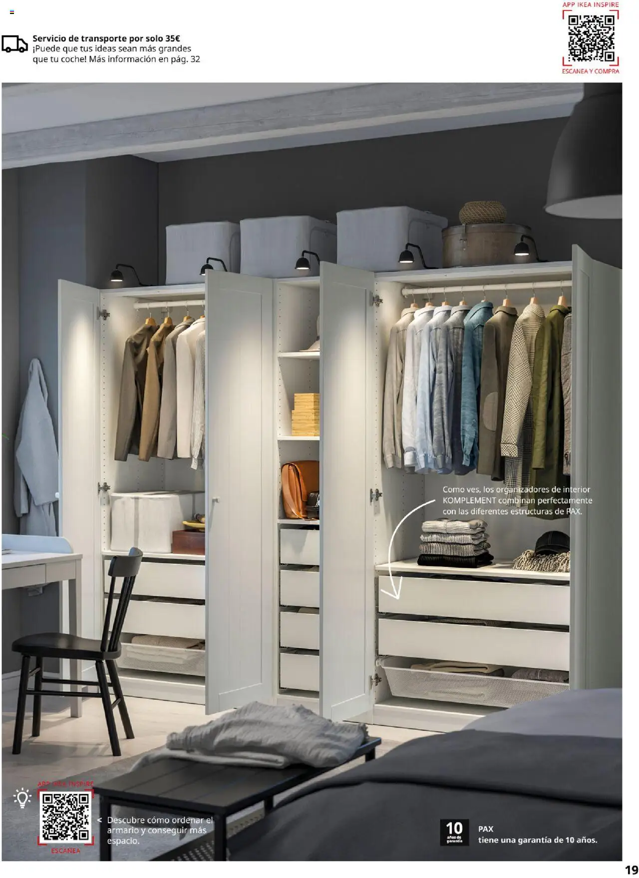 Catálogo IKEA Pax y Komplement │ válido desde el 01.09.2025 | Página: 19 | Productos: Armario