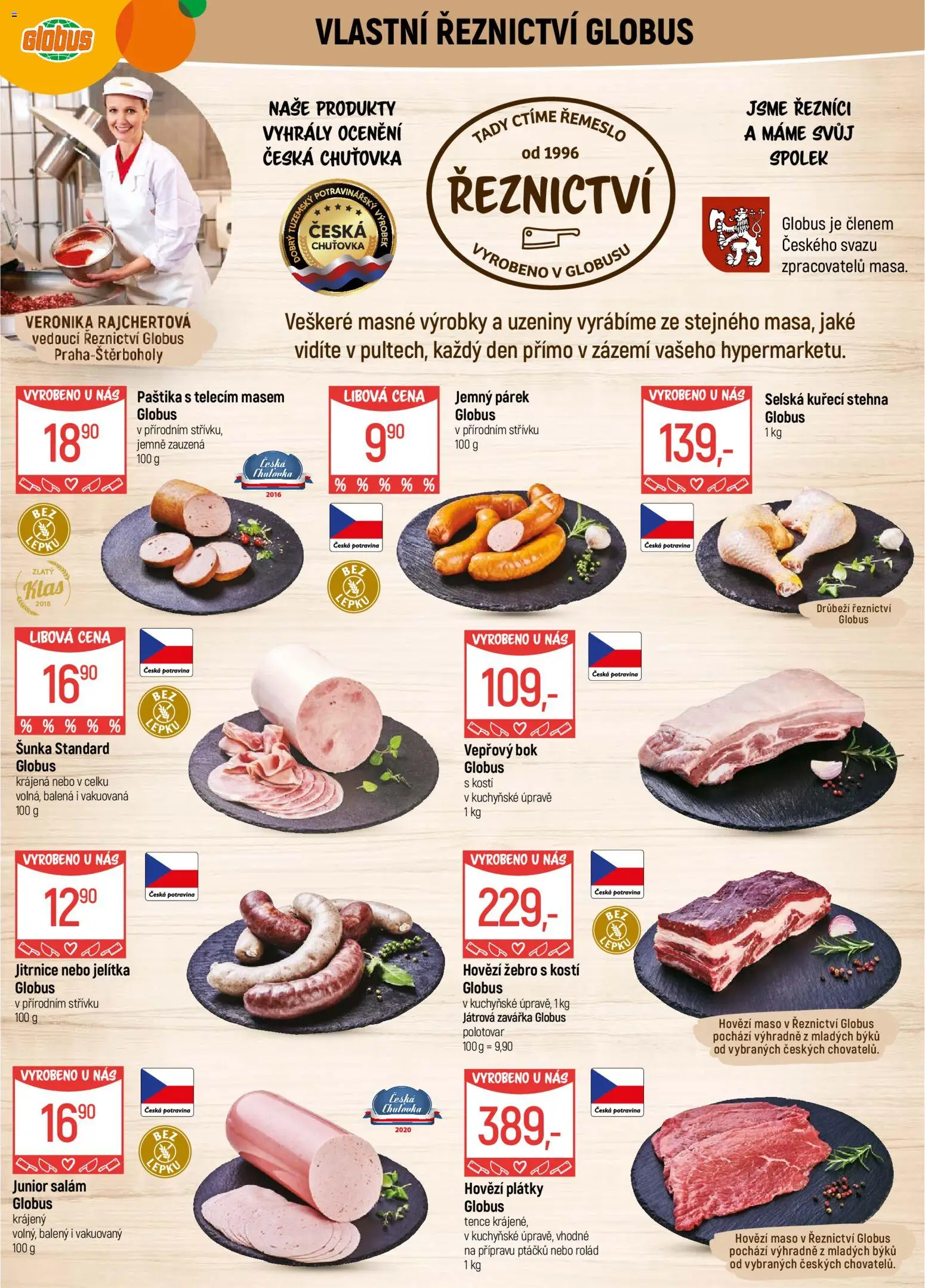 Globus leták - Praha-Štěrboholy od 07.01.2026 | Strana: 7 | Produkty: Globus, Salám, Maso, Paštika