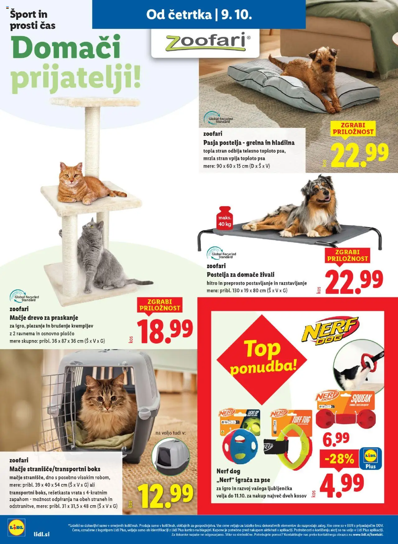 Novi Lidl katalog ponudbe – veljaven od 09.10.2025 | Stran: 30 | Izdelki: Postelja, Vrata