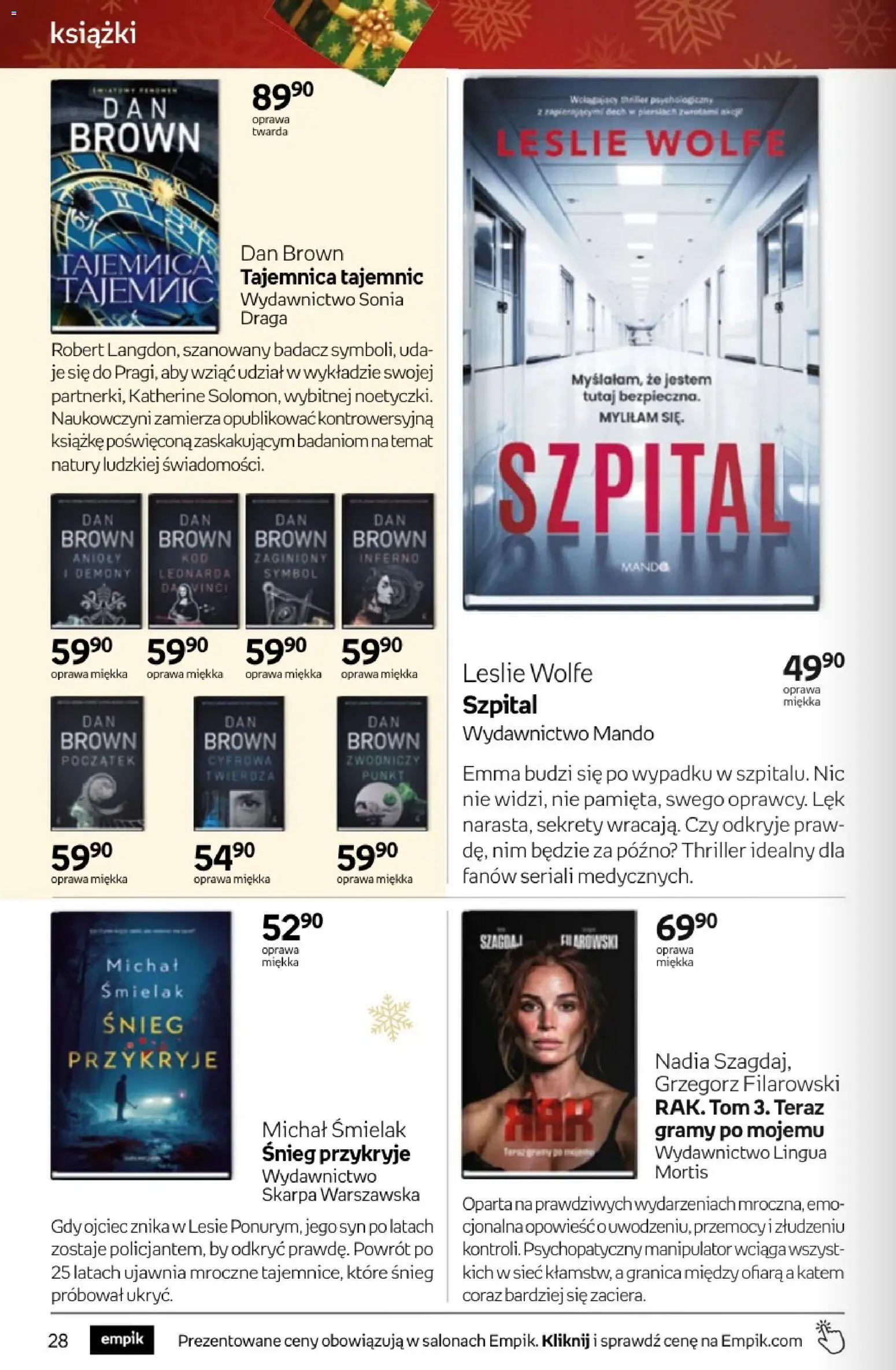 Empik promocje - Tom kultury Książki od 12.11.2025 | Strona: 28 | Produkty: Książki