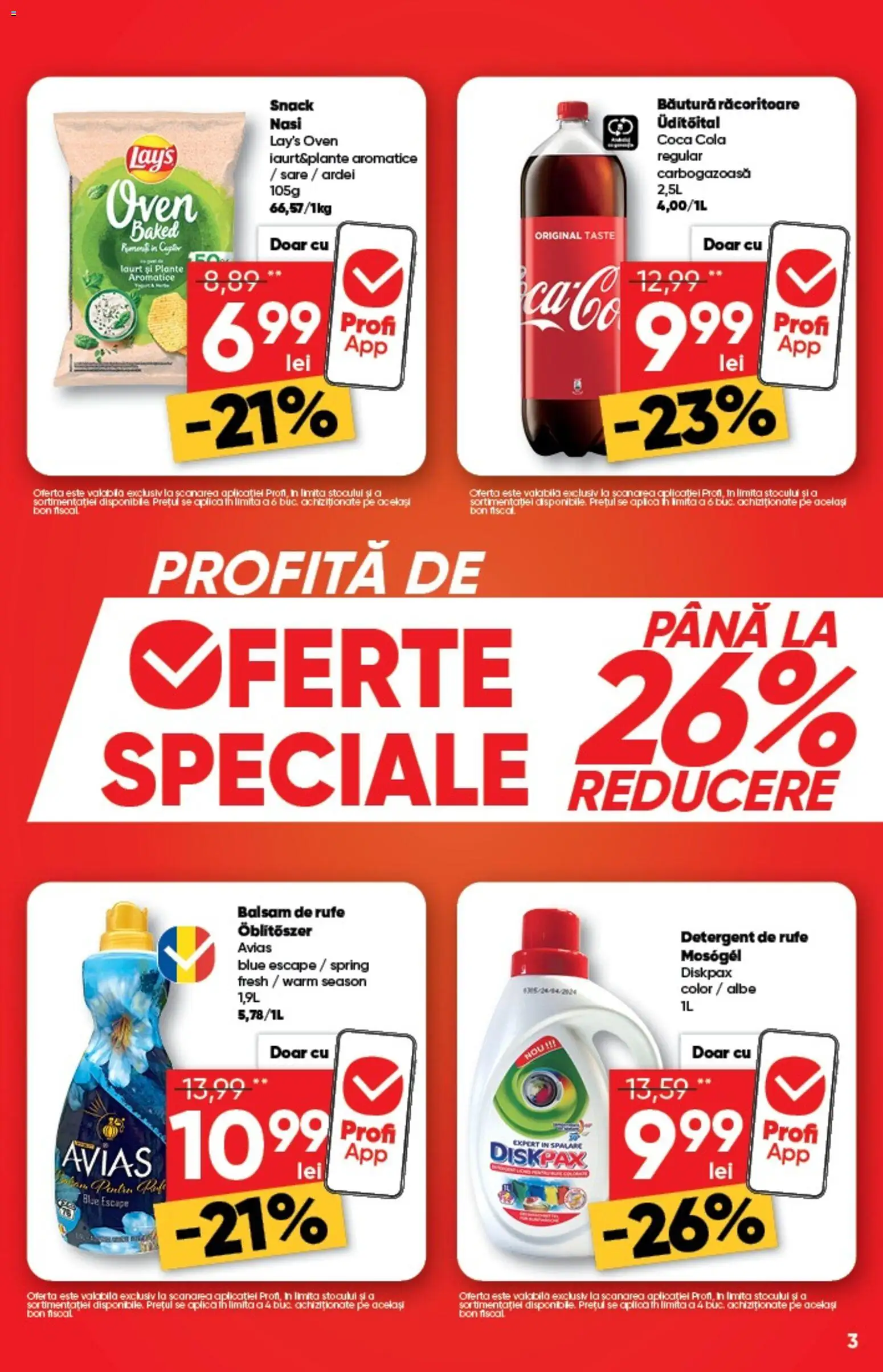 Noul catalog Profi – valabil de la 07.01.2026 | Pagină: 3 | Produse: Ardei, Amerikan servis, Detergent, Balsam de rufe