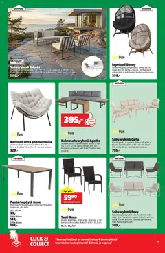 Bauhaus-mainoslehti voimassa 31.03.2026 alkaen | Sivu: 6 | Tuotteet: Lepotuoli, Sohva, Tuoli, Sohvaryhmä