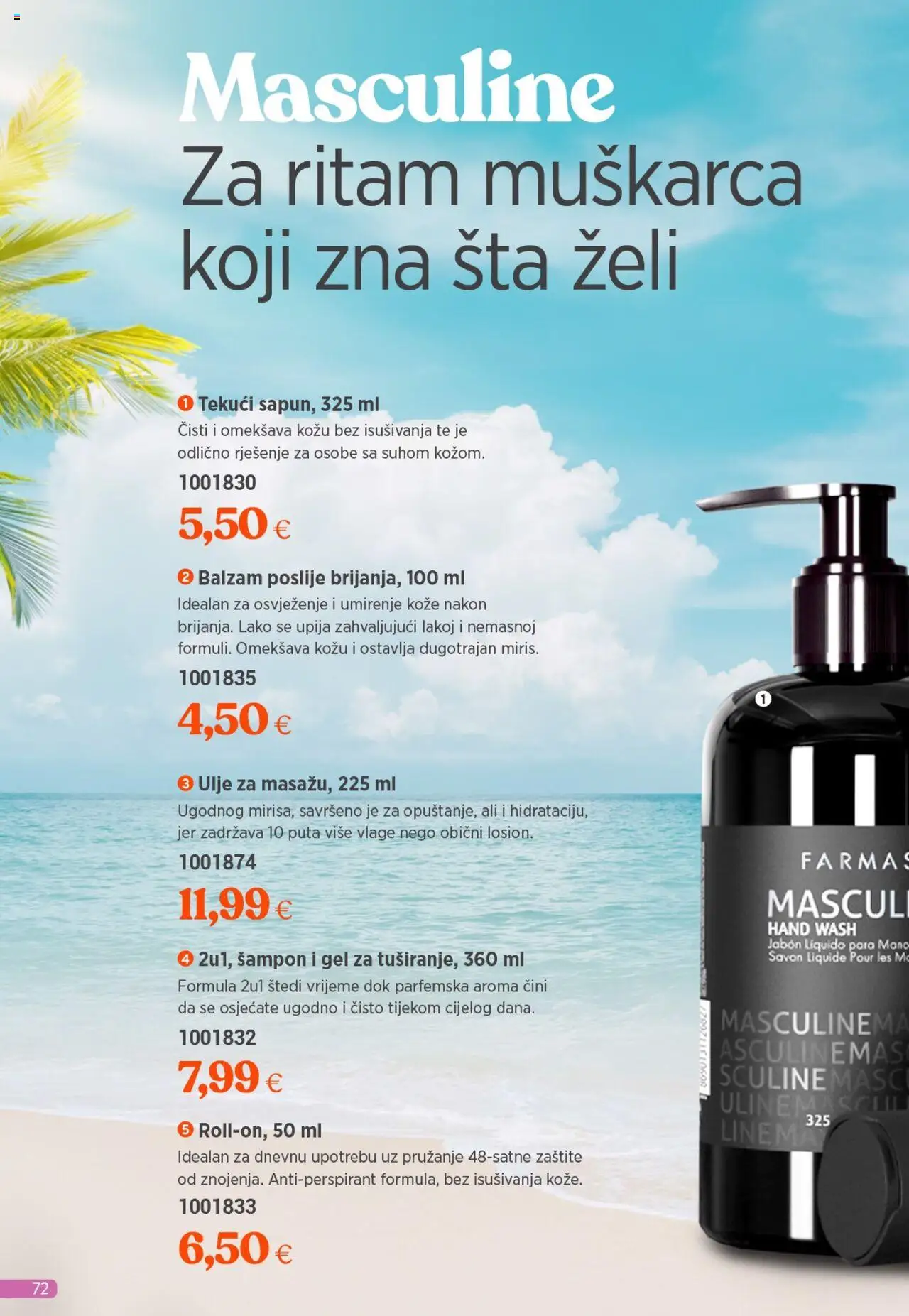 Farmasi katalog | vrijedi od 01.08.2025 | Stranica: 72 | Proizvodi: Šampon, Ulje, Antiperspirant