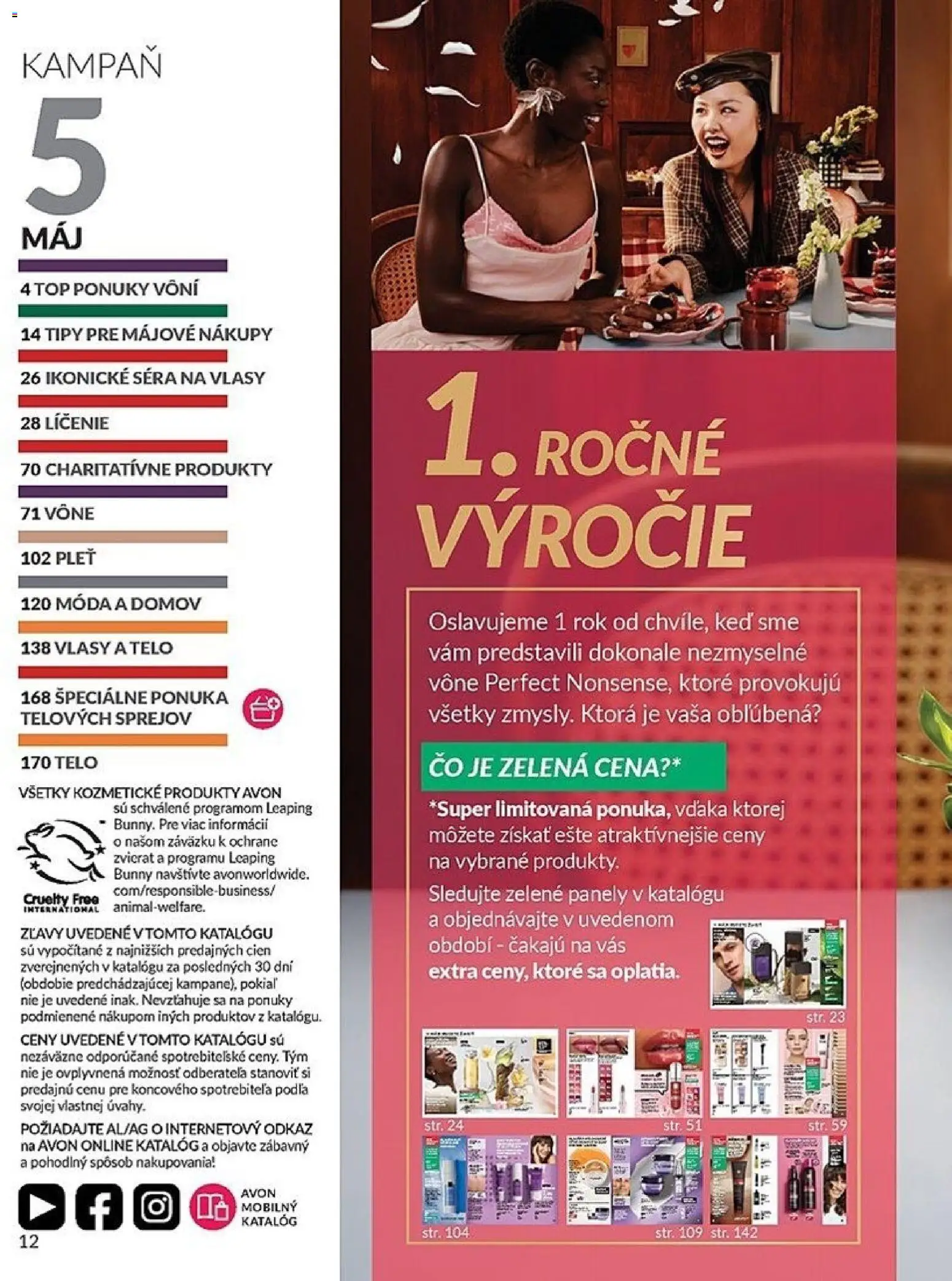 Nové Avon akcie – leták je platný od 01.05.2026 | Strana: 12 | Produkty: Panely