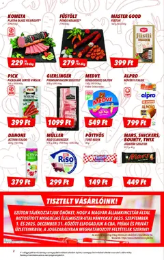 CBA akciós ujság - amely érvényes a következő dátumtól: 11.09.2025 | Oldal: 2