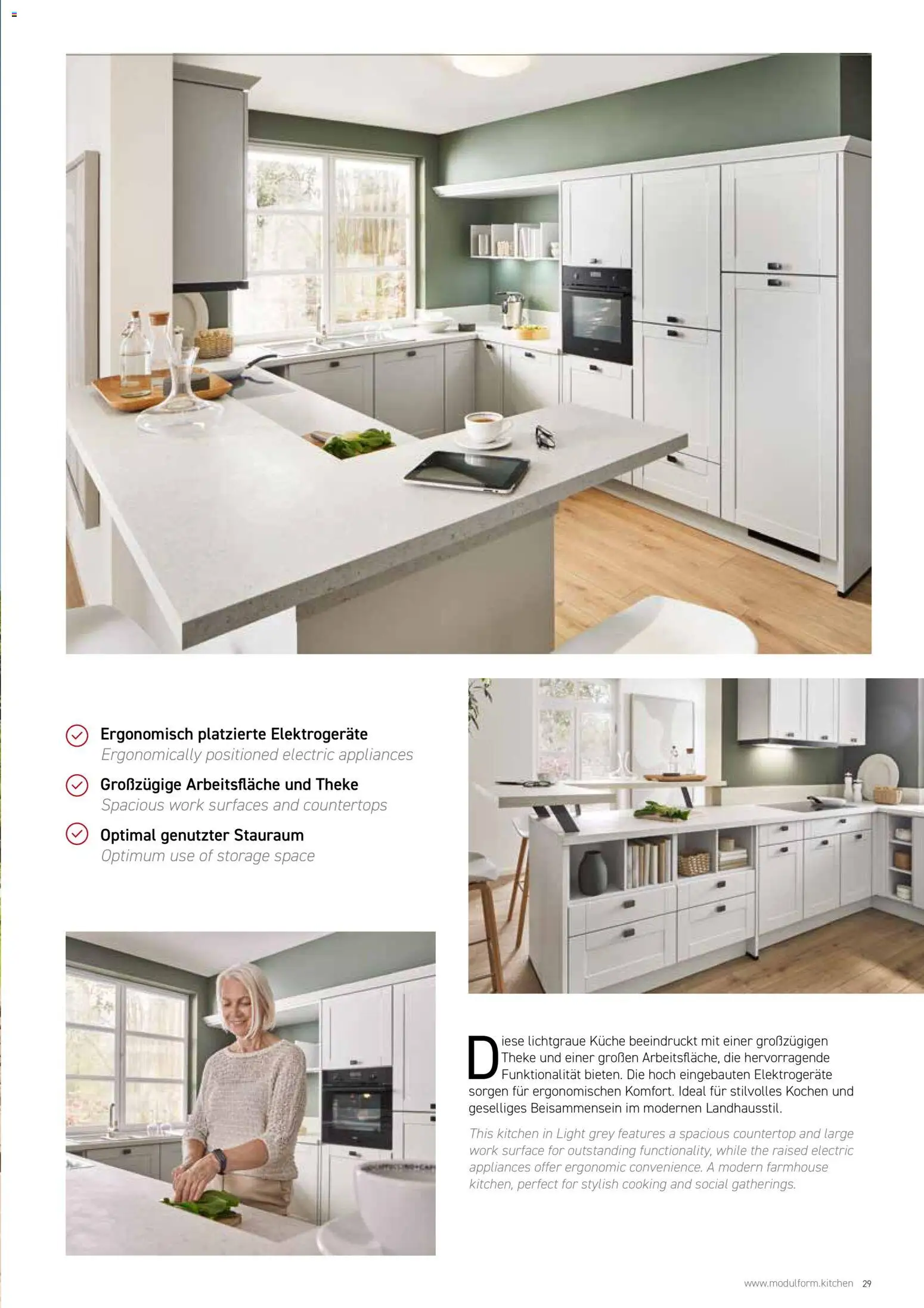 Ostermann Modulform Küchenprospekt 2026 – gültig ab 01.01.2026 | Seite: 29 | Produkte: Theke, Küche