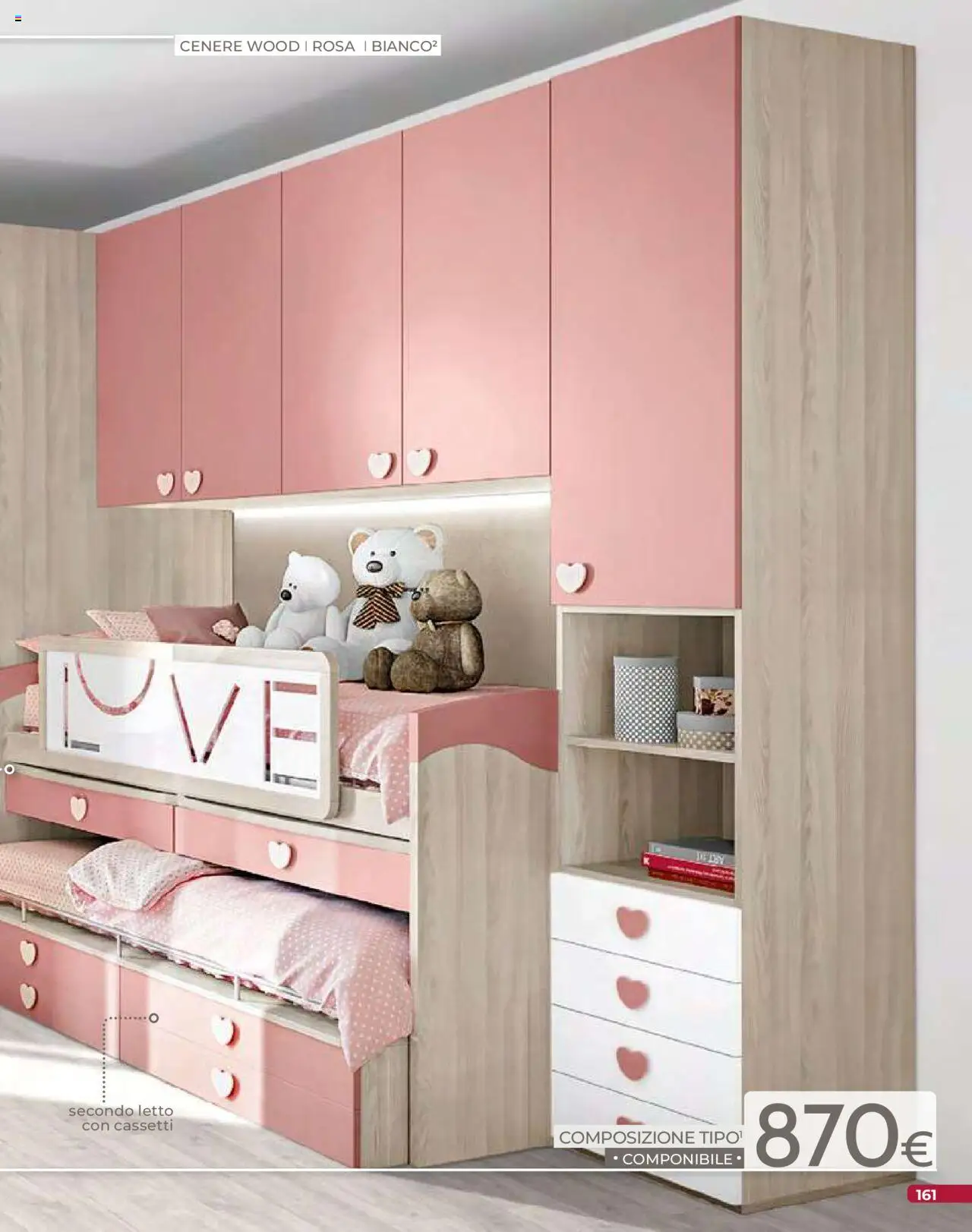 Volantino Mondo Convenienza del 09.09.2025 | Pagina: 163 | Prodotti: Letto