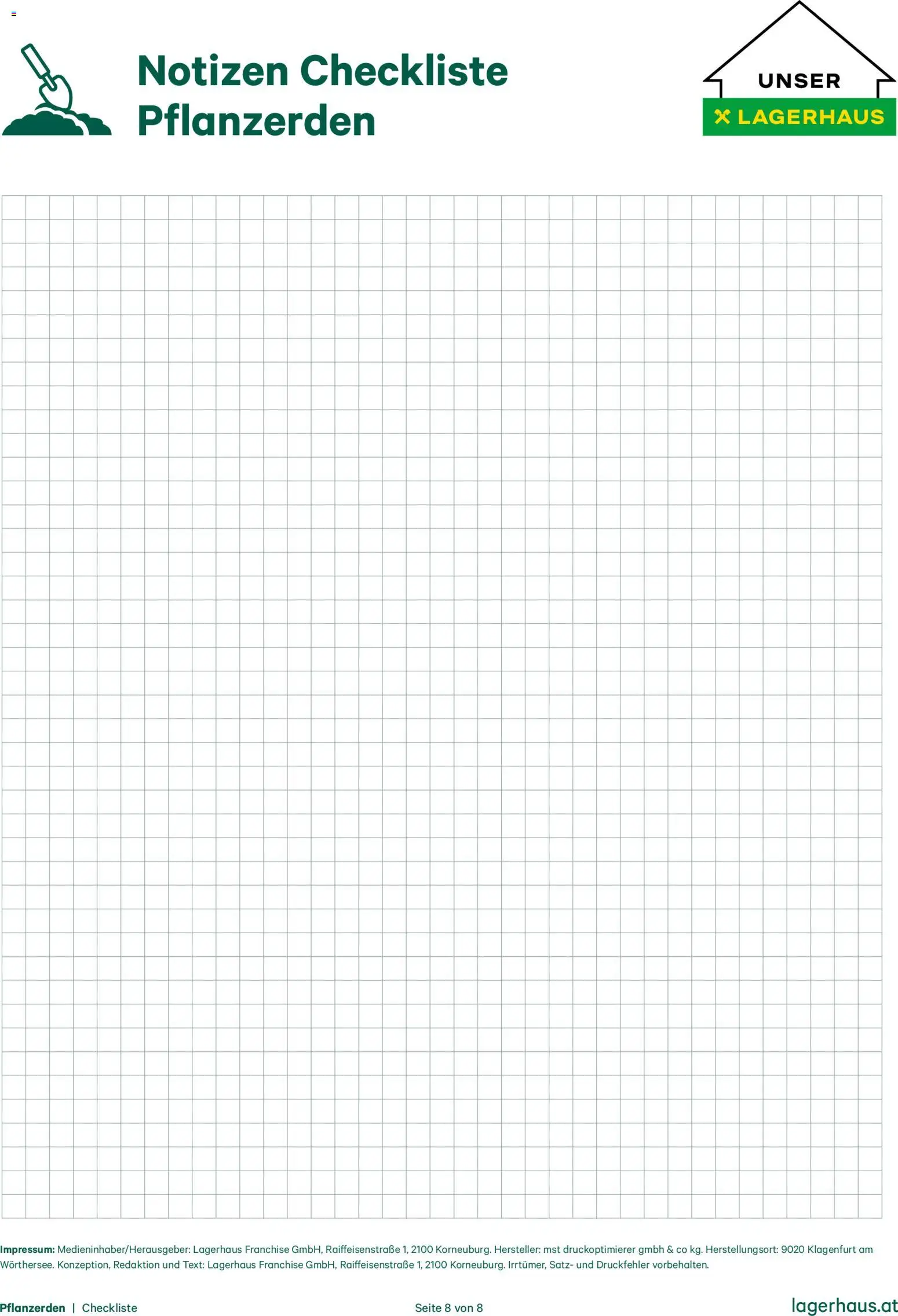Lagerhaus - Checkliste Pflanzerden gültig ab 13.11.2025 | Seite: 8