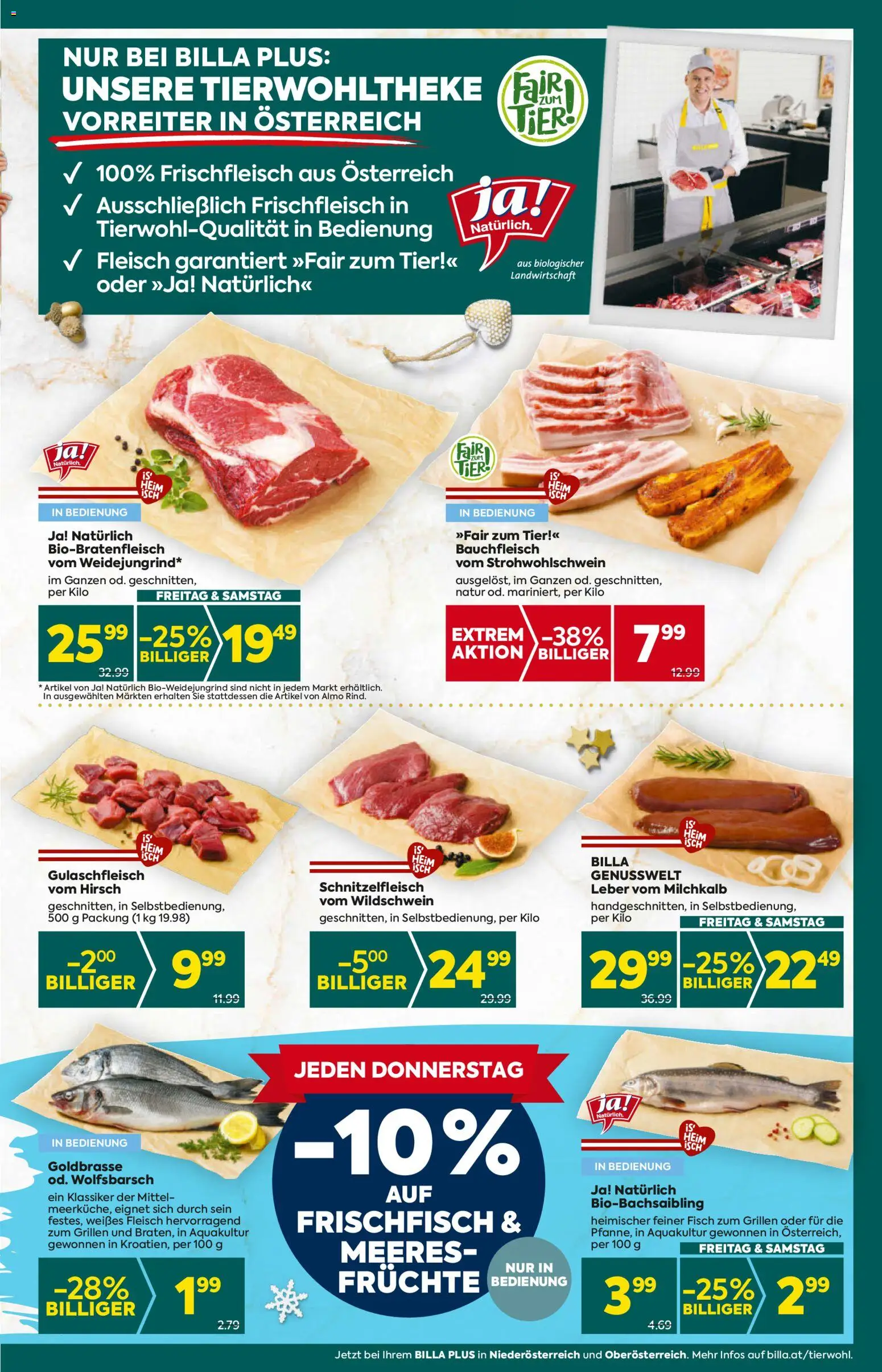 Billa Plus Flugblatt - Oberösterreich gültig ab 20.11.2025 | Seite: 9 | Produkte: Fisch