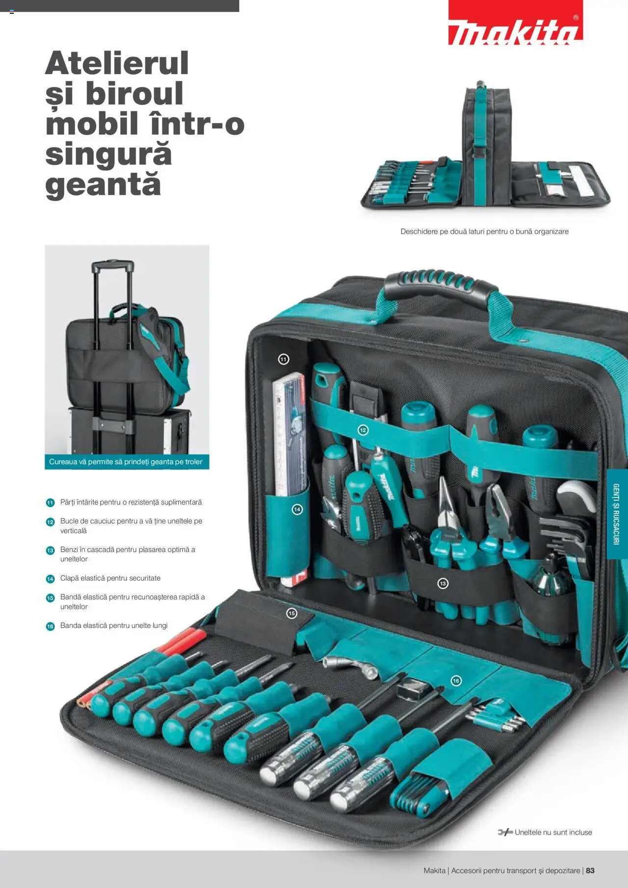 Makita catalog - Accesorii pentru transport si depozitare   – valabil de la 06.09.2021 | Pagină: 83